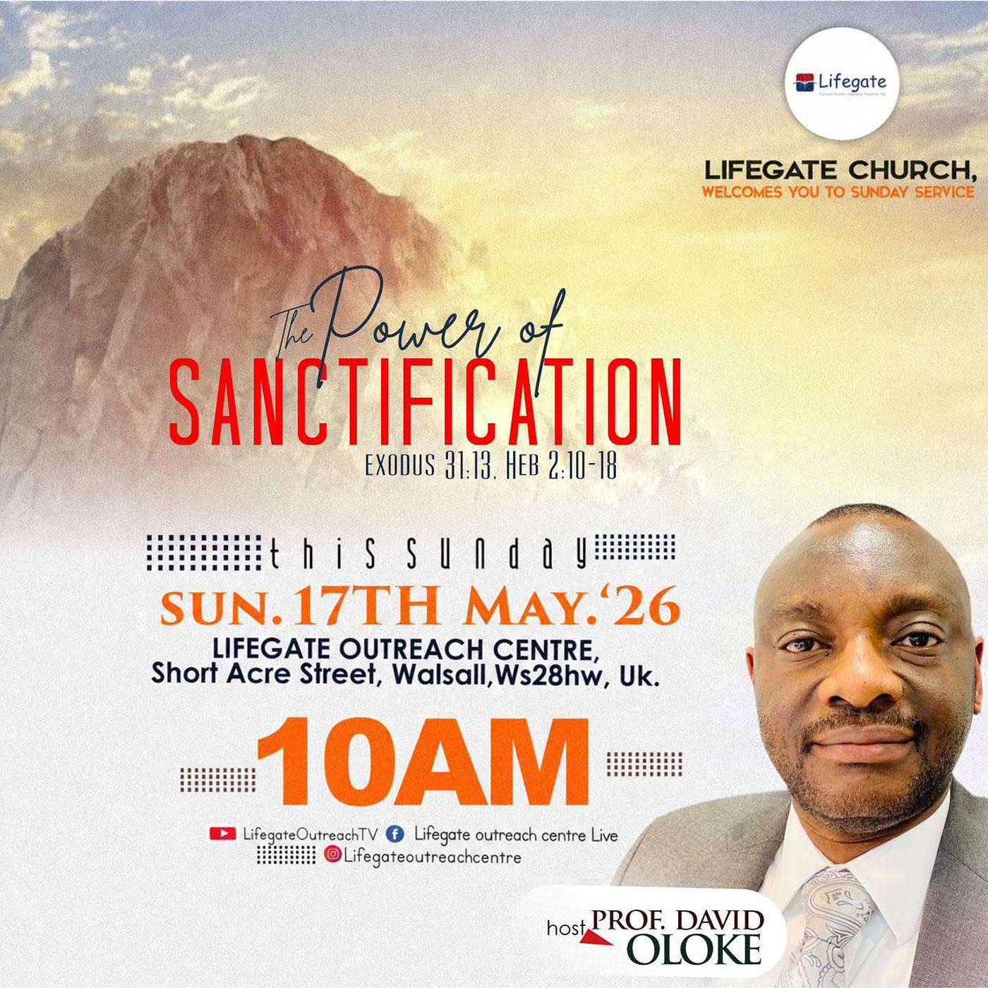The Power of Sanctification (Session 3)  - Lifegate Church - 17.5.26 episode artwork