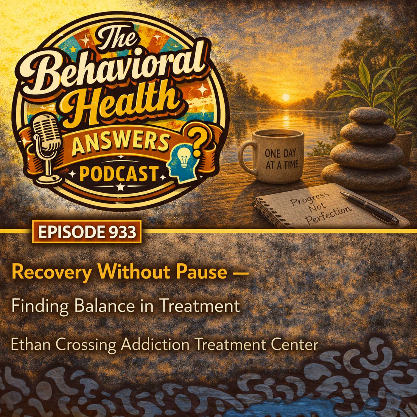 Episode 933: Recovery Without Pause - Finding Balance in Treatment | Ethan Crossing Addiction Treatment Center episode artwork