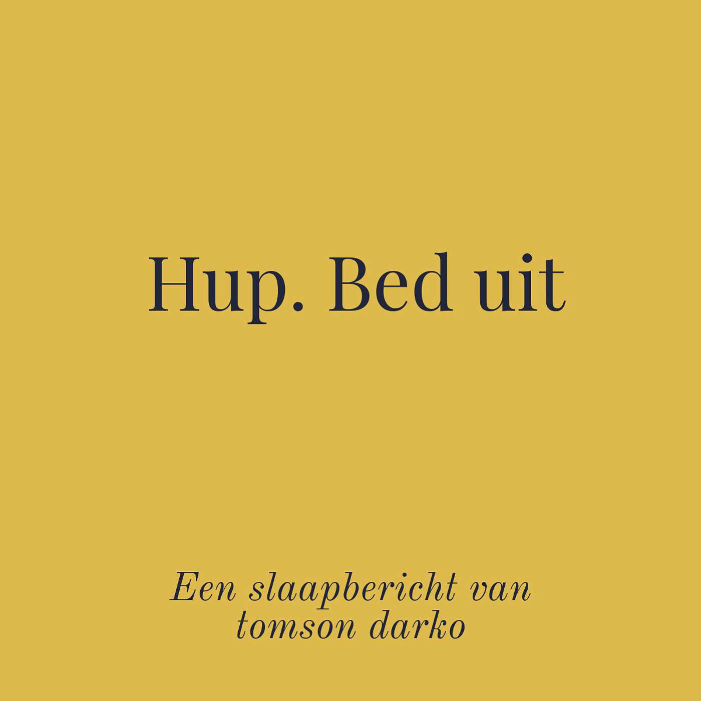 In slaap vallen met melancholie van Tomson Darko