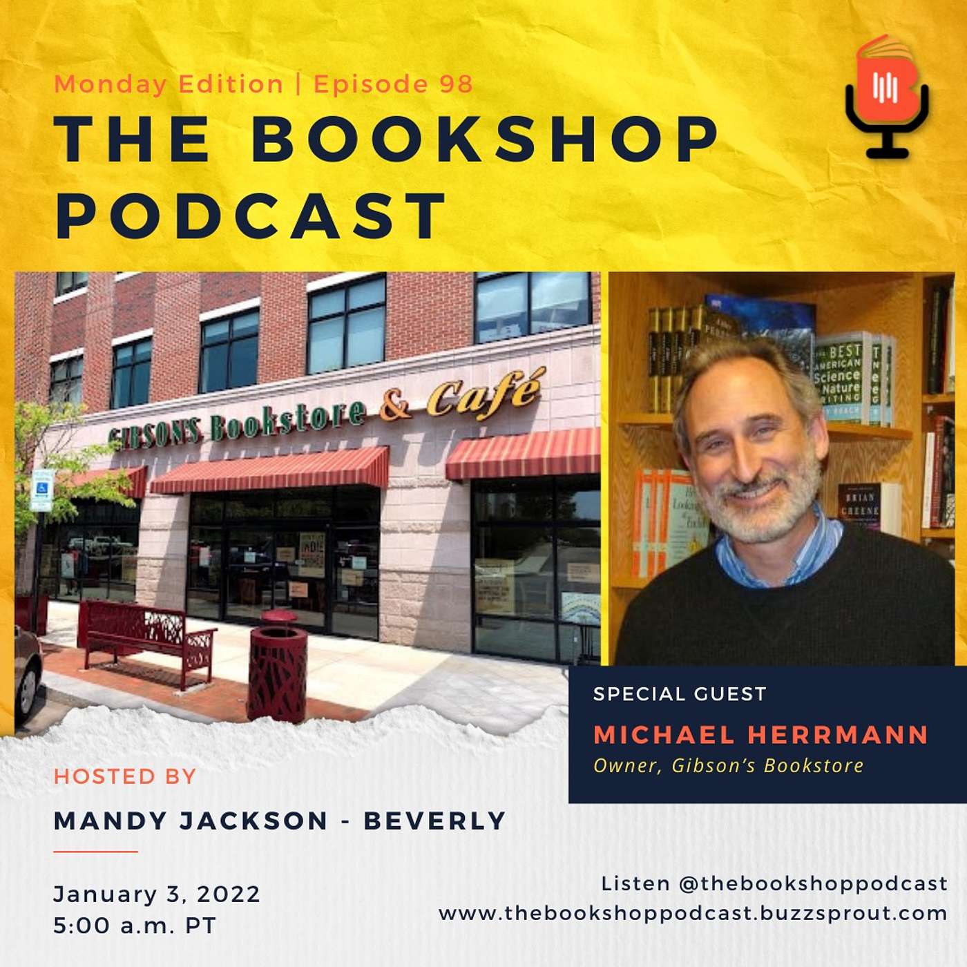 Michael Herrmann, owner, Gibson's Bookstore