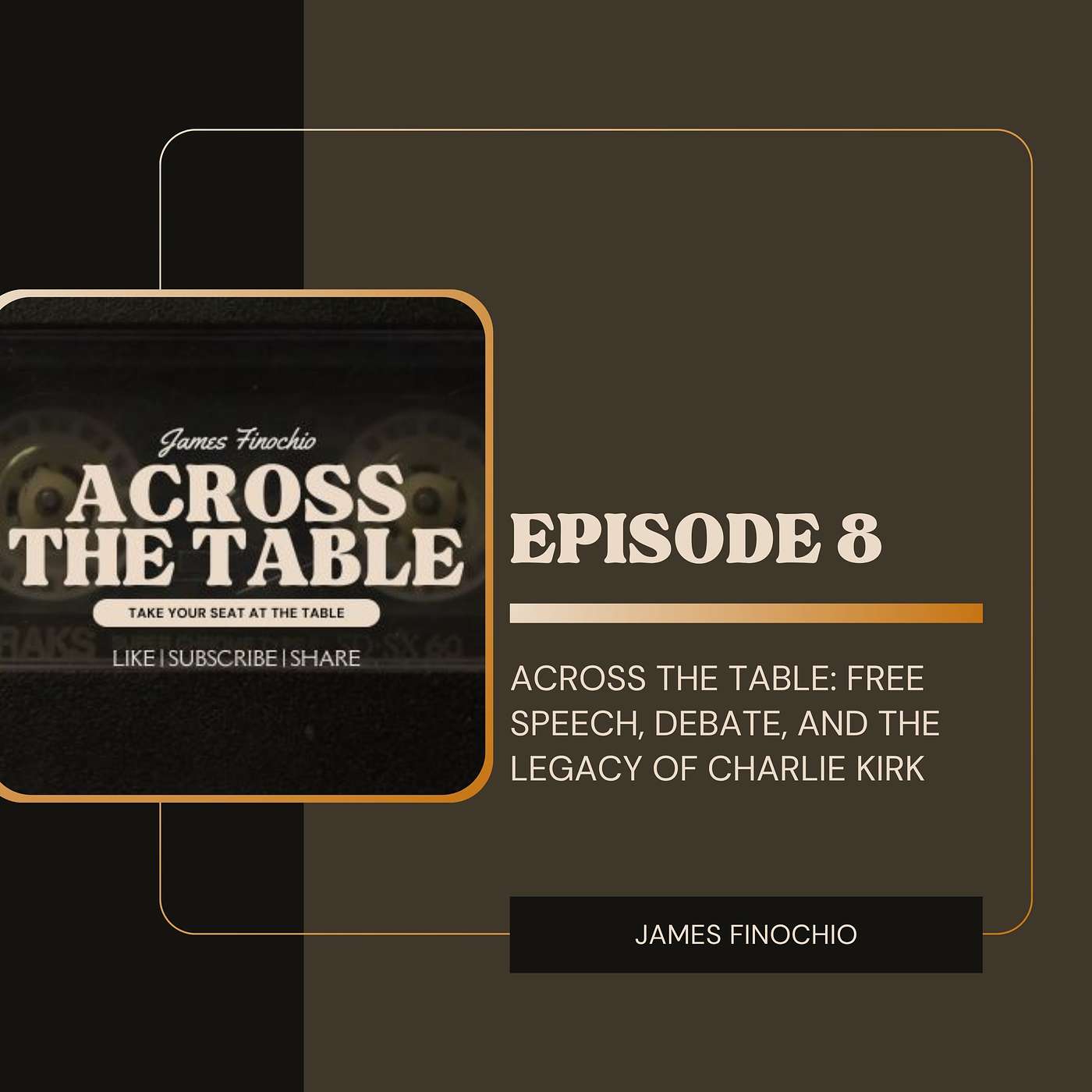8. Across the Table: Free Speech, Debate, and the Legacy of Charlie Kirk episode artwork
