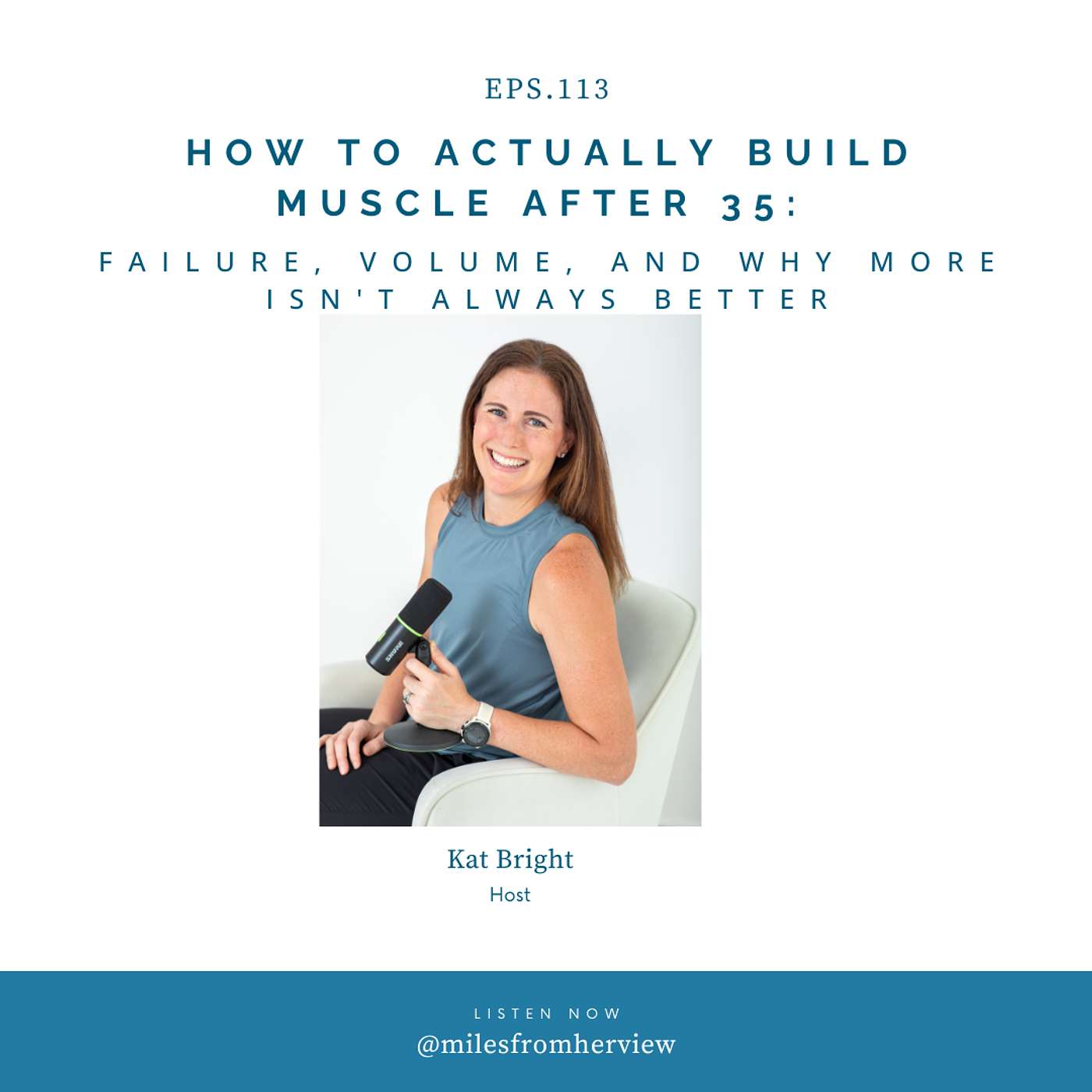 EP 113- How to Actually Build Muscle After 35: Failure, Volume, and Why More Isn't Always Better episode artwork