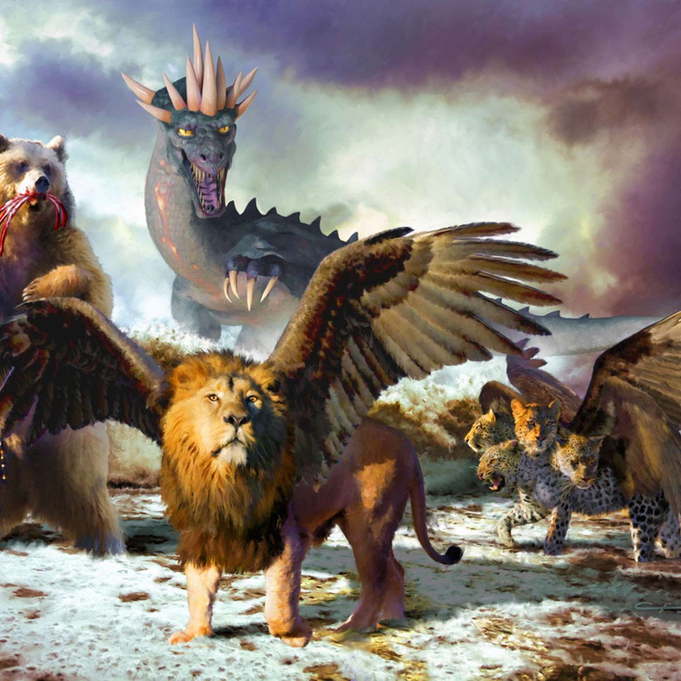 Four Beasts and 11 Horns