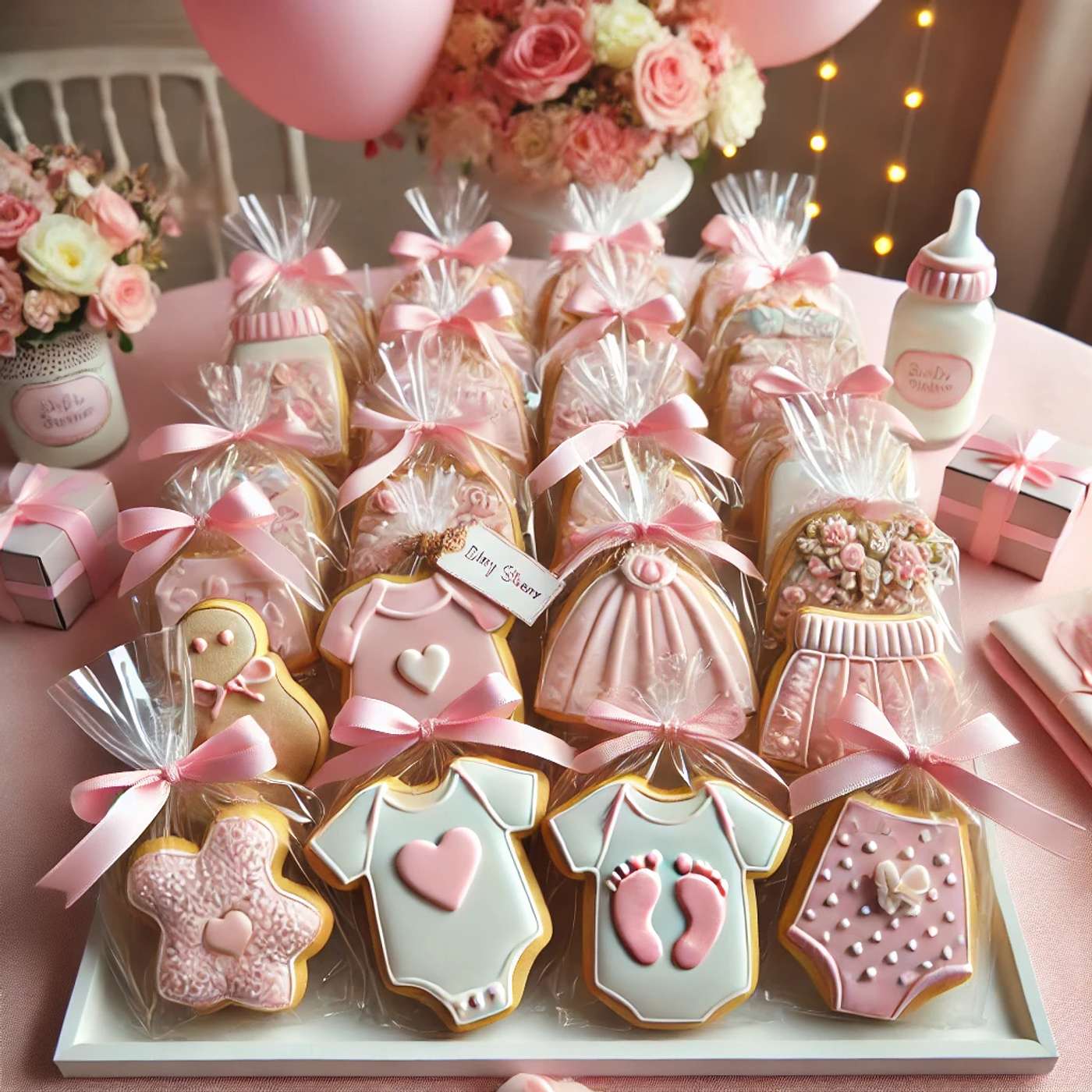 Personalized Girl Baby Shower Cookies: Sweet, Adorable, and Unforgettable.