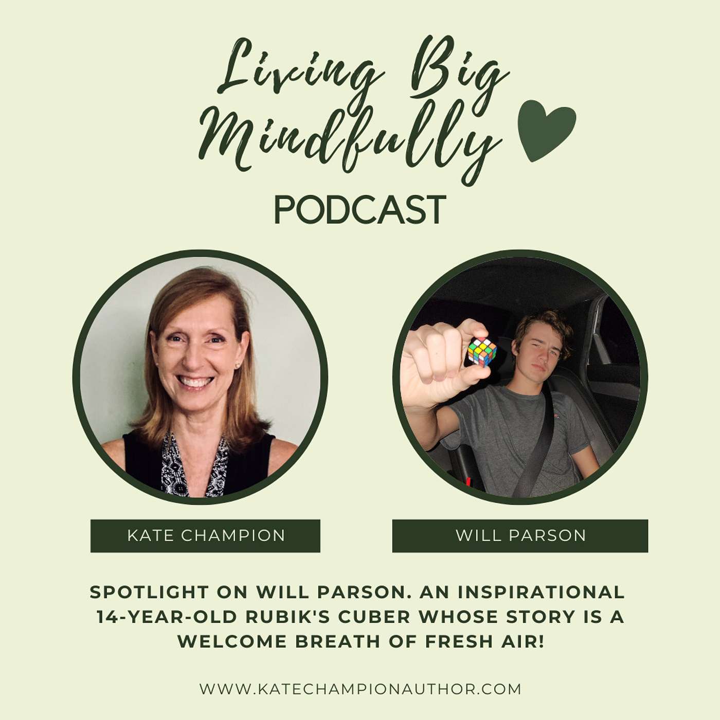 Ep 29: Spotlight on Will Parson. An inspirational 14-year-old Rubik's Cuber whose story is a welcome breath of fresh air!