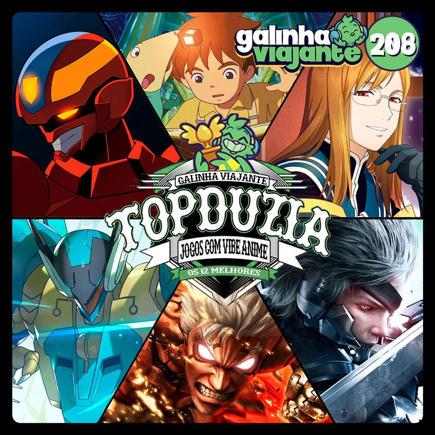 GV#208: Top Dúzia - Jogos Com Vibe Anime (part. Tengu do Jogabilidade)