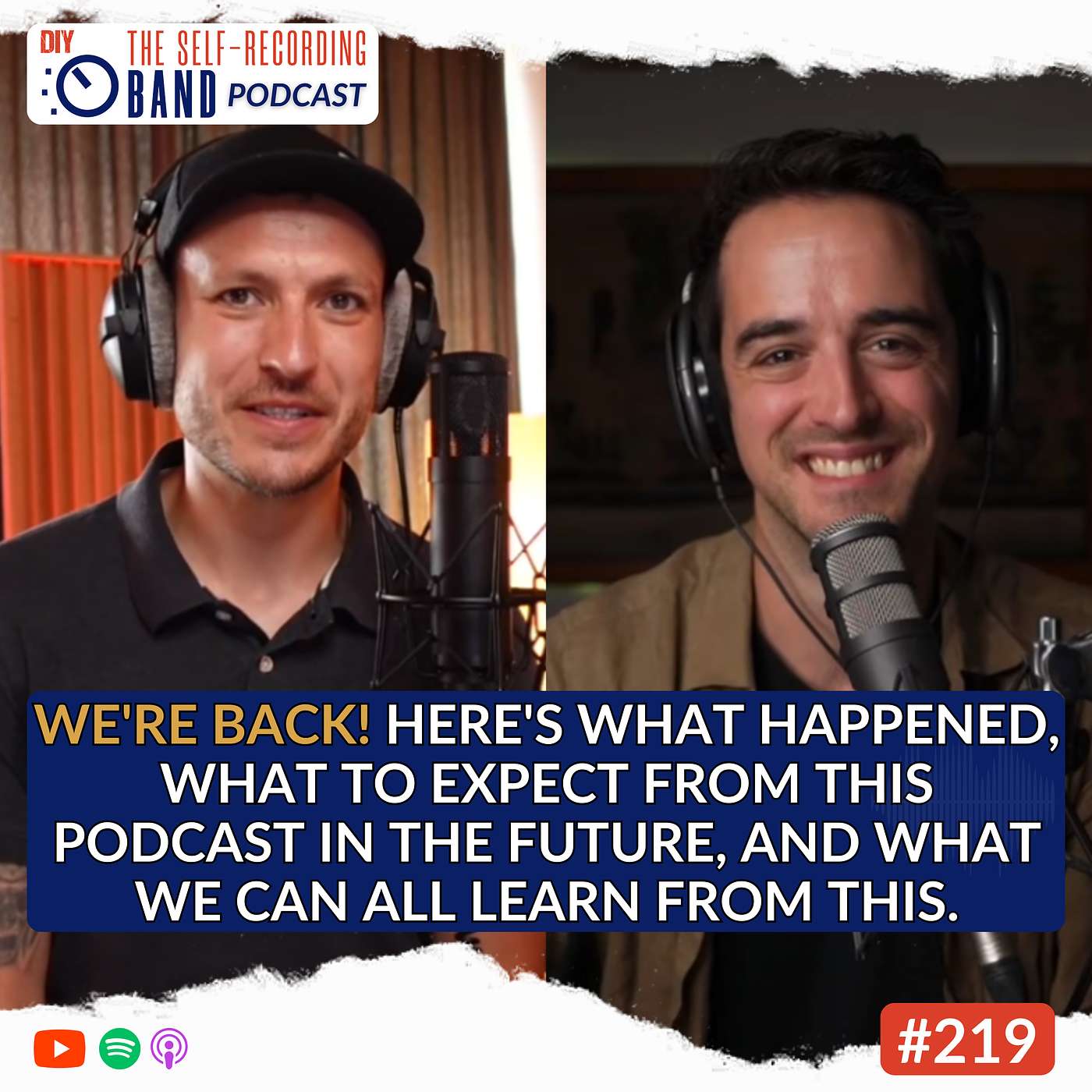 219: We're back! Here's what happened, what to expect from this podcast in the future, and what we can all learn from this.