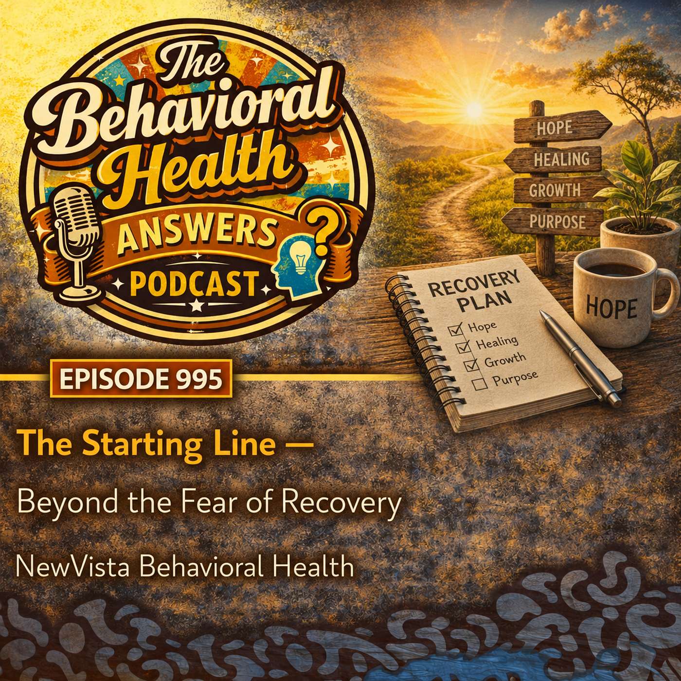 Episode 995: The Starting Line - Beyond the Fear of Recovery | NewVista Behavioral Health episode artwork