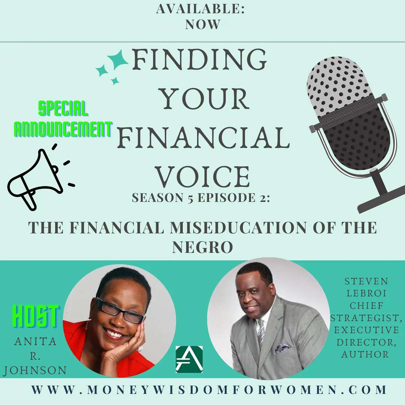 Finding Your Financial Voice Podcast,  Say it, Own it, Your Money, Your Power