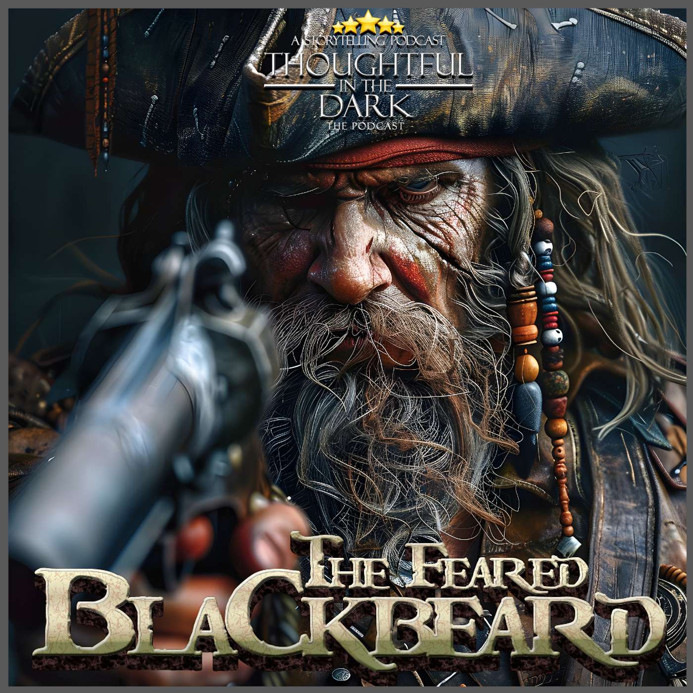 Thoughtful in The Dark - The Feared Blackbeard