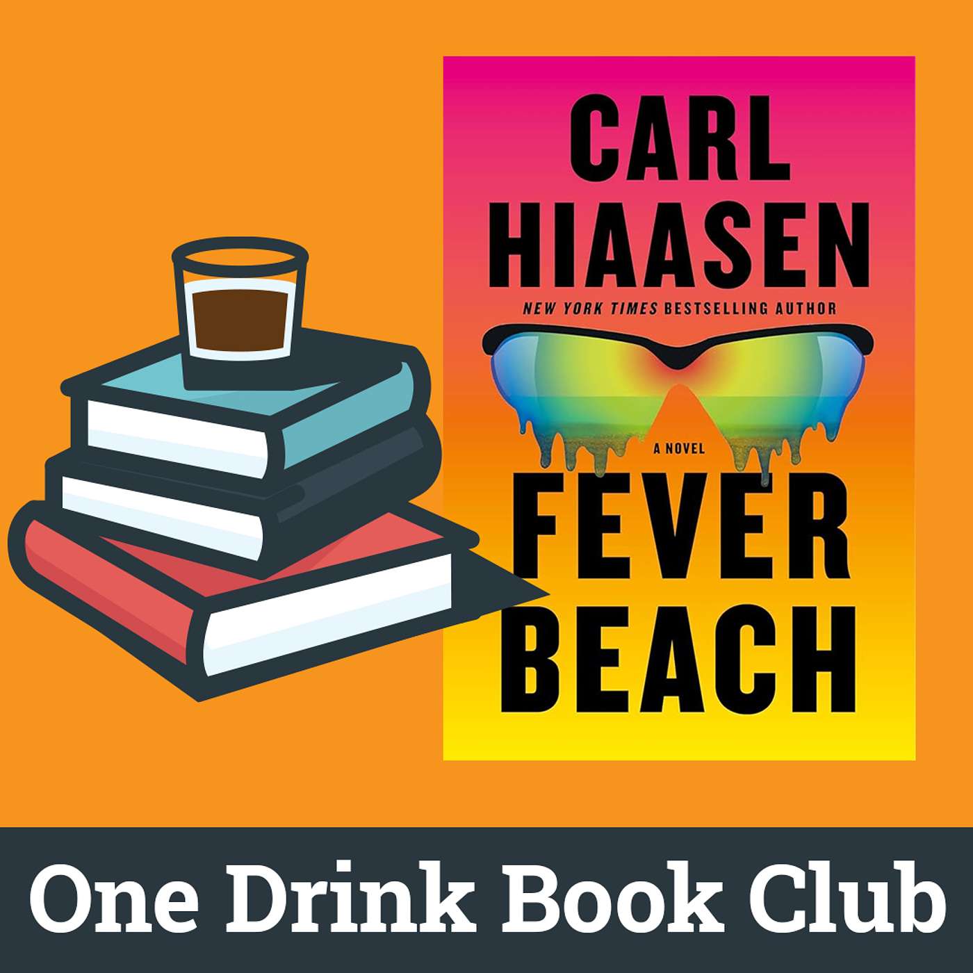 One Drink Book Club | Fever Beach by Carl Hiaasen