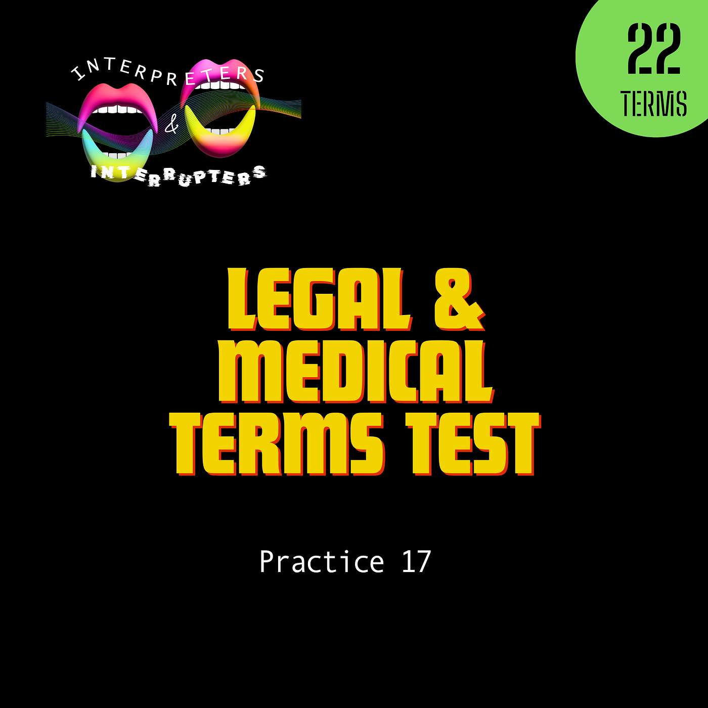 LEGAL & MEDICAL TERMS TEST - Practice 17 episode artwork