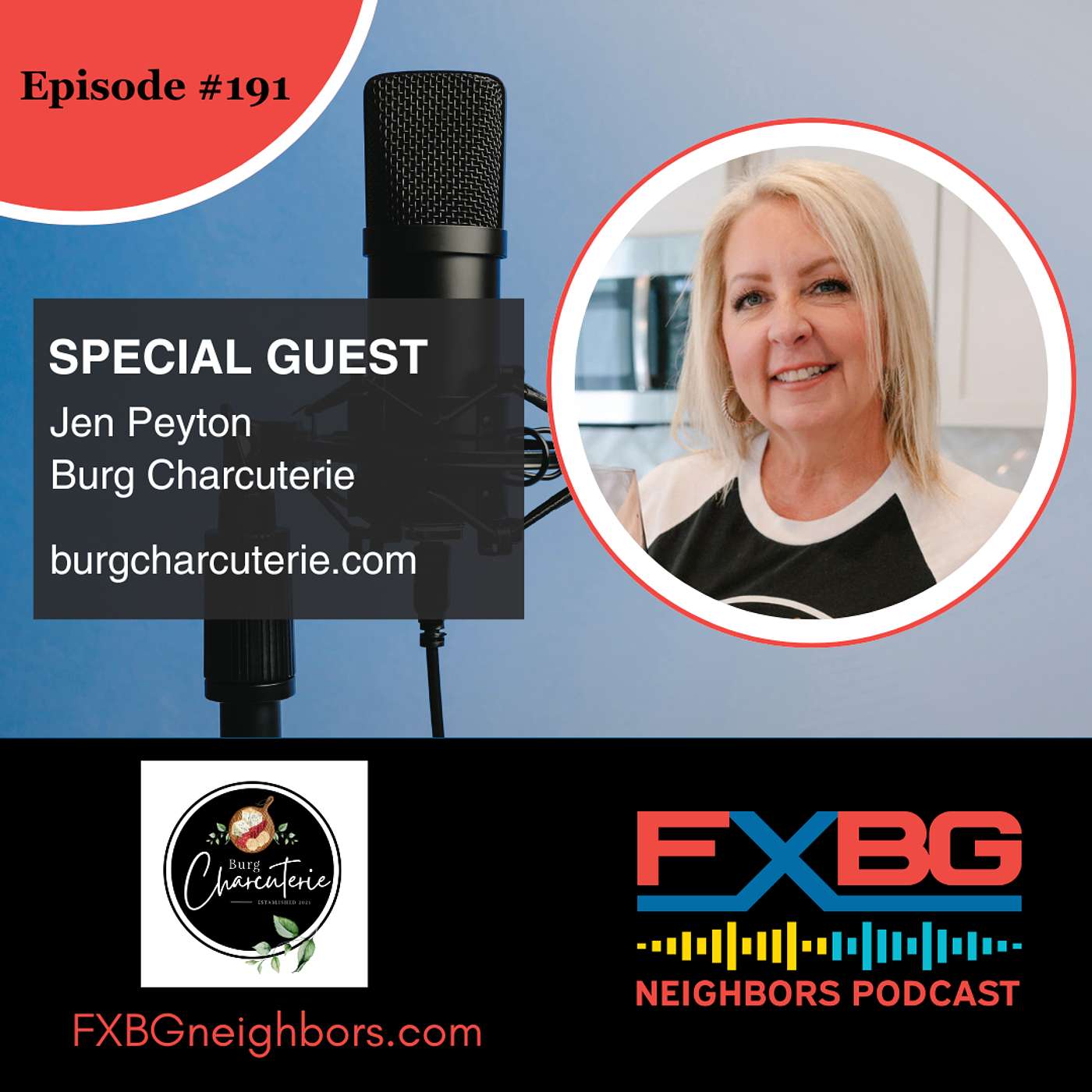 EP #191 How Burg Charcuterie Built Grazing Tables And A Wine Lounge In Fredericksburg episode artwork