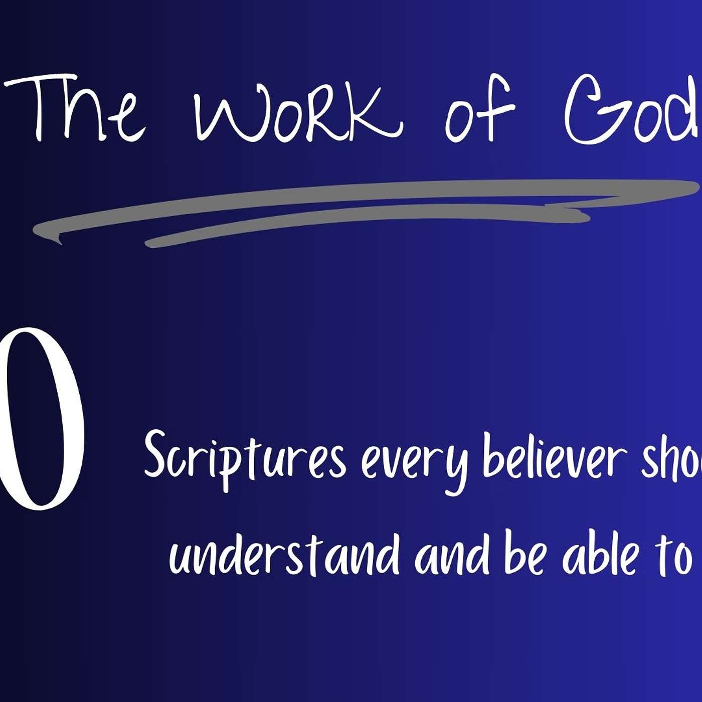 One Hundred Scriptures: The Word of God Meets the Work of God episode artwork