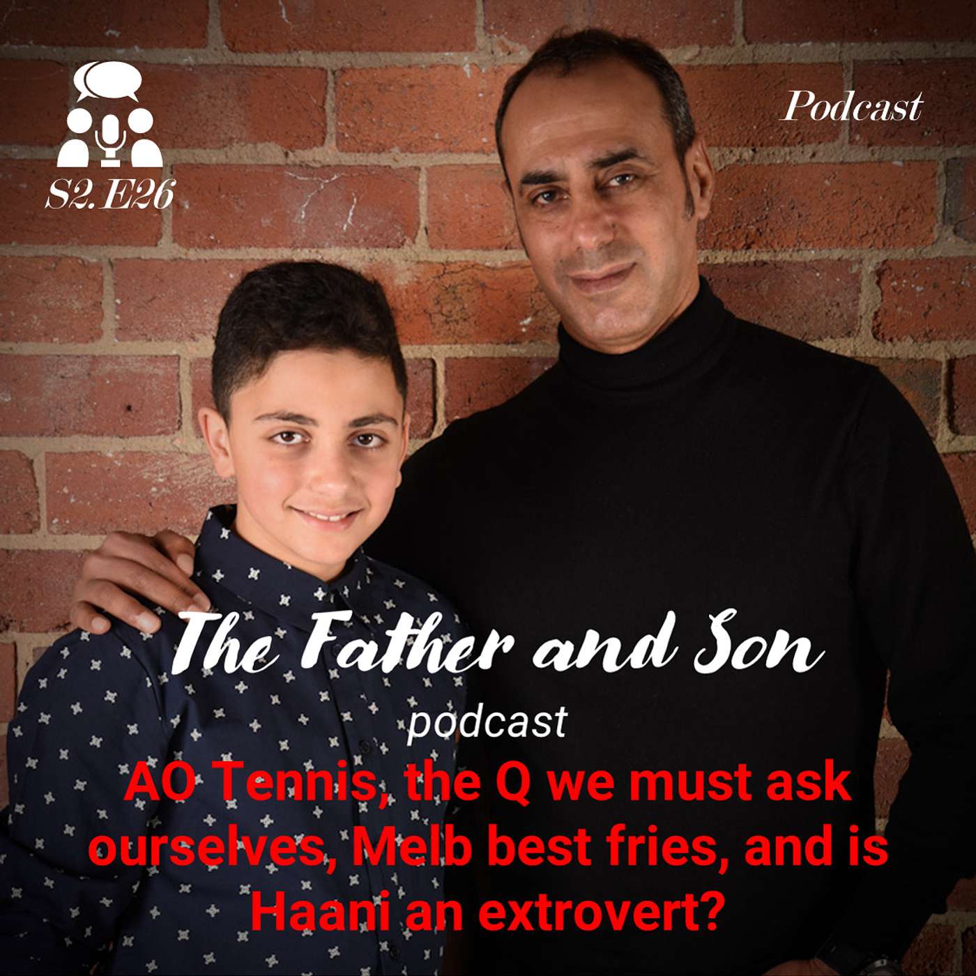 Episode 26 - AO Tennis, the Q we must ask ourselves, Melb best fries, and is Haani an extrovert? Episode 26 - AO Tennis, the Q we must ask ourselves, Melb best fries, and is Haani an extrovert?