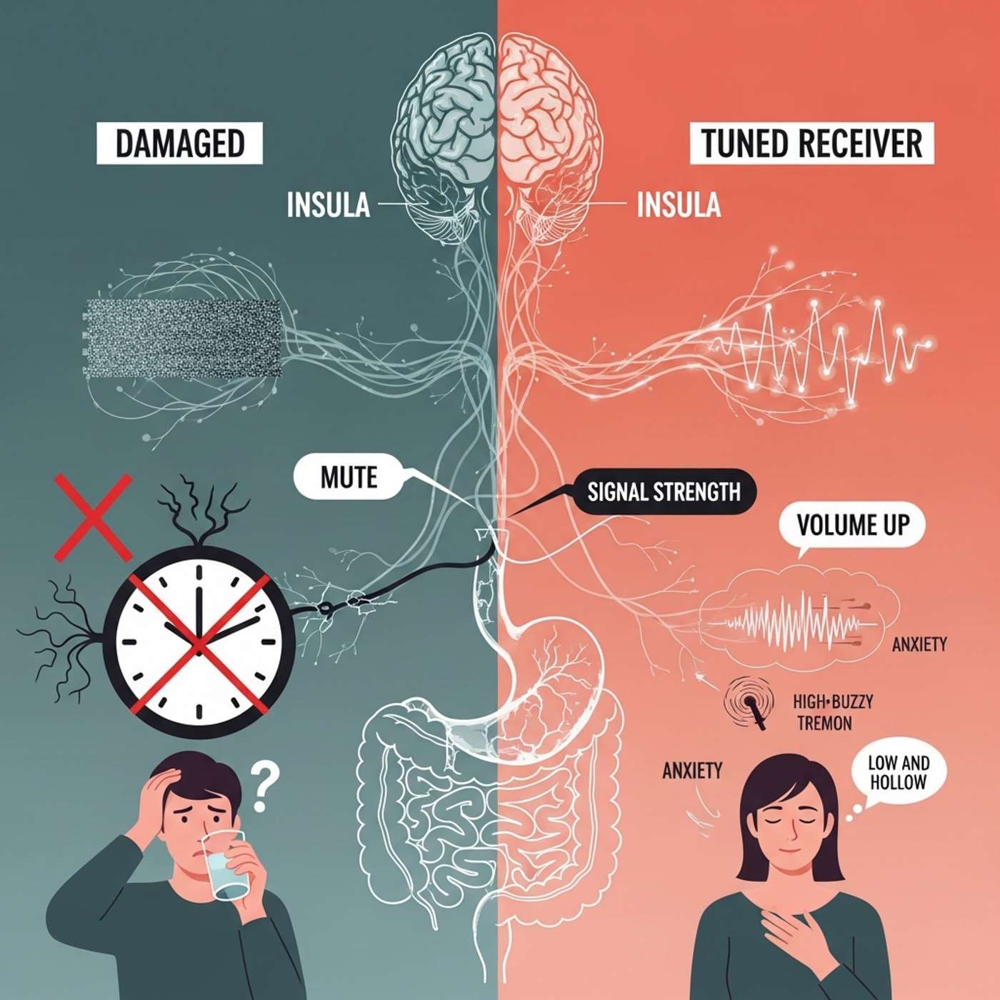 Why You Can't Tell When You're Hungry: The Neuroscience Of Interoception & The Intuitive Eating Trap
