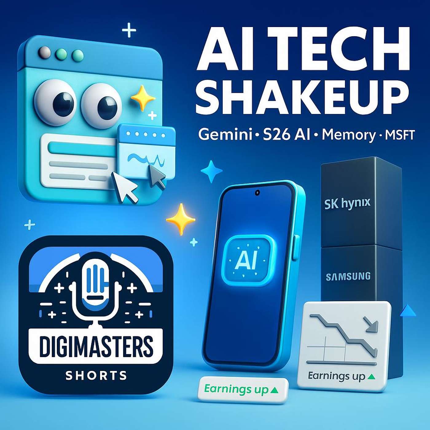 Google Gemini takes over Chrome with Auto Browse, Samsung Galaxy S26 AI revamp, SK Hynix dethrones Samsung in AI memory, Microsoft shares tumble despite earnings surge