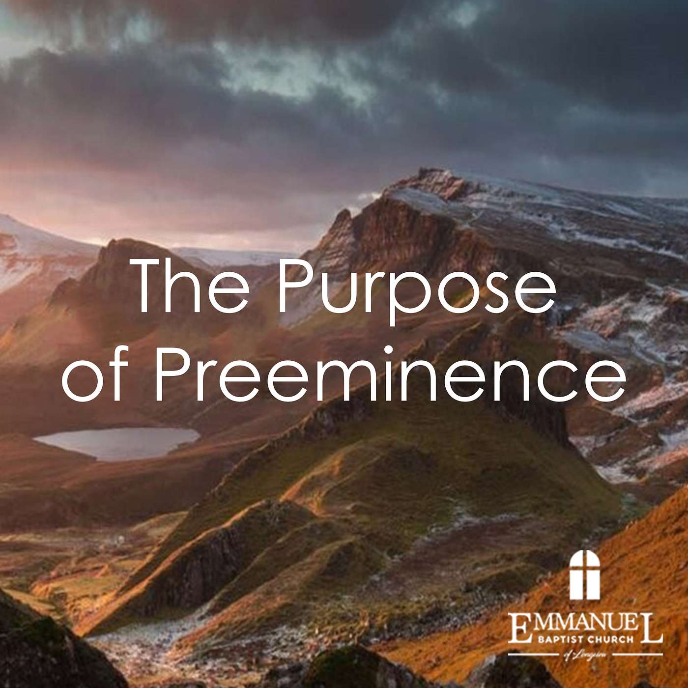 The Purpose of Preeminence - Sunday AM 04/23/2023 - Pastor Bob Gray II episode artwork