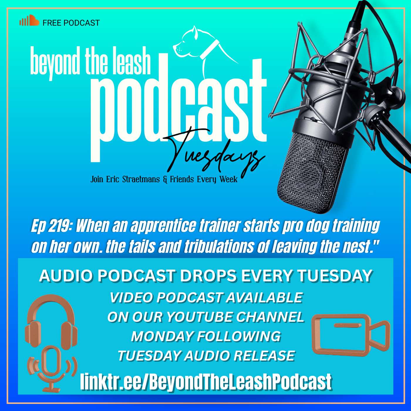 Ep 219: When an apprentice trainer starts pro dog training on her own.  the tails and tribulations of leaving the nest