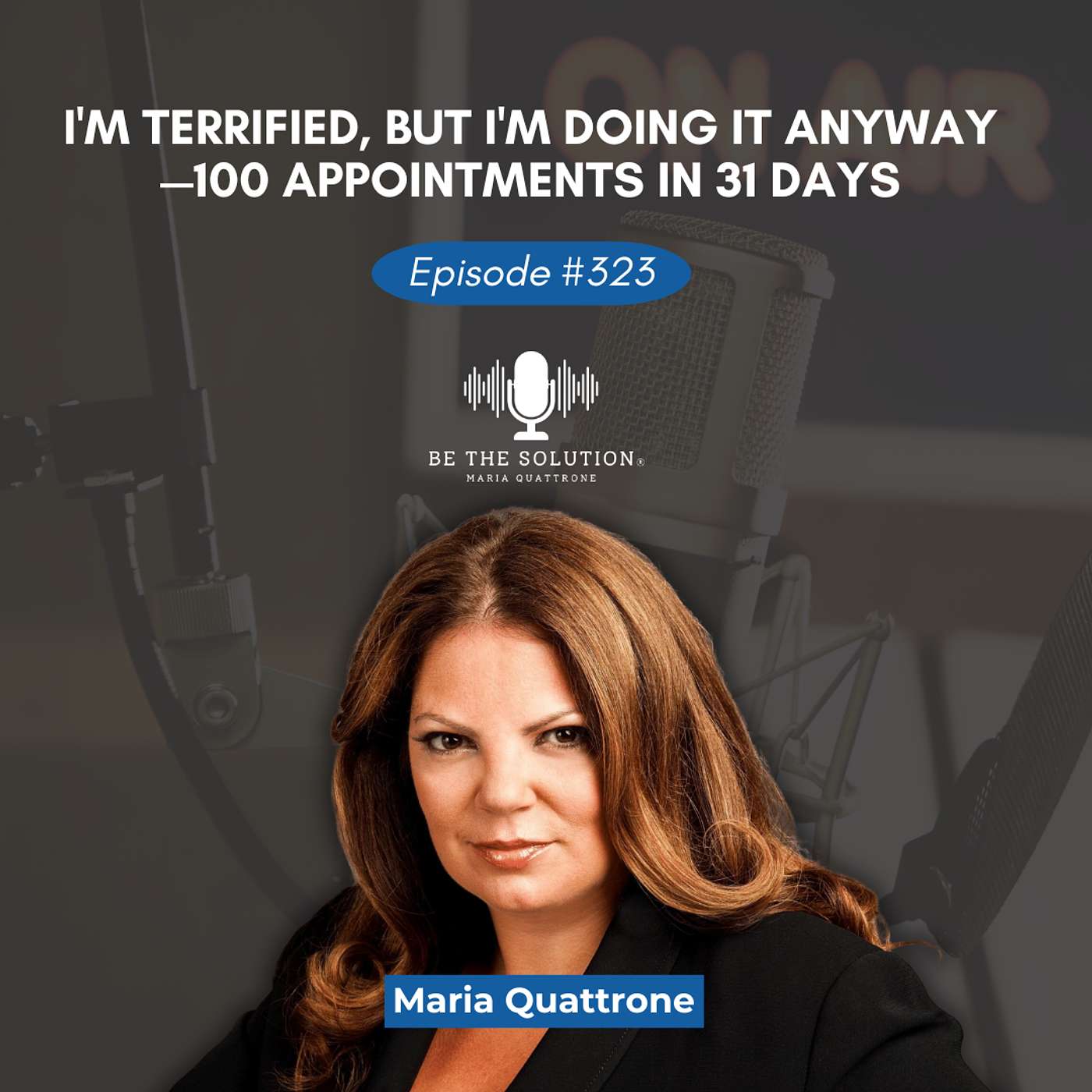 I'm terrified, but I'm doing it anyway—100 appointments in 31 days