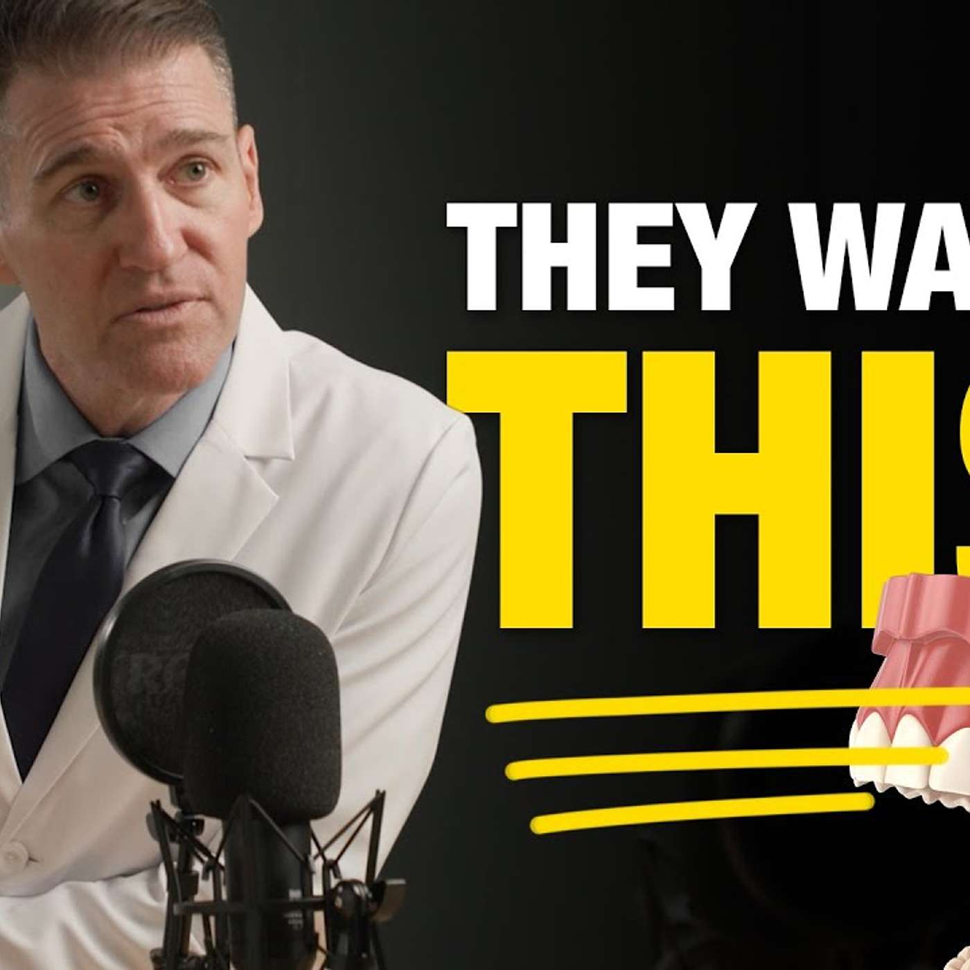 You dental implant patients DON'T WANT teeth. They want THIS episode artwork