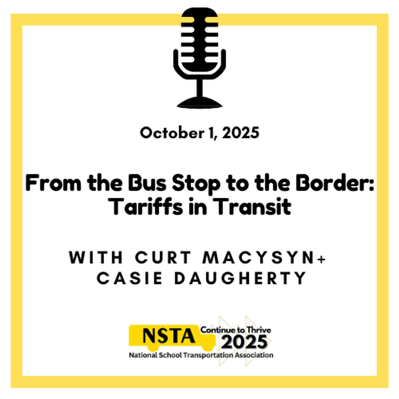 From the Bus Stop to the Border: Tariffs in Transit
