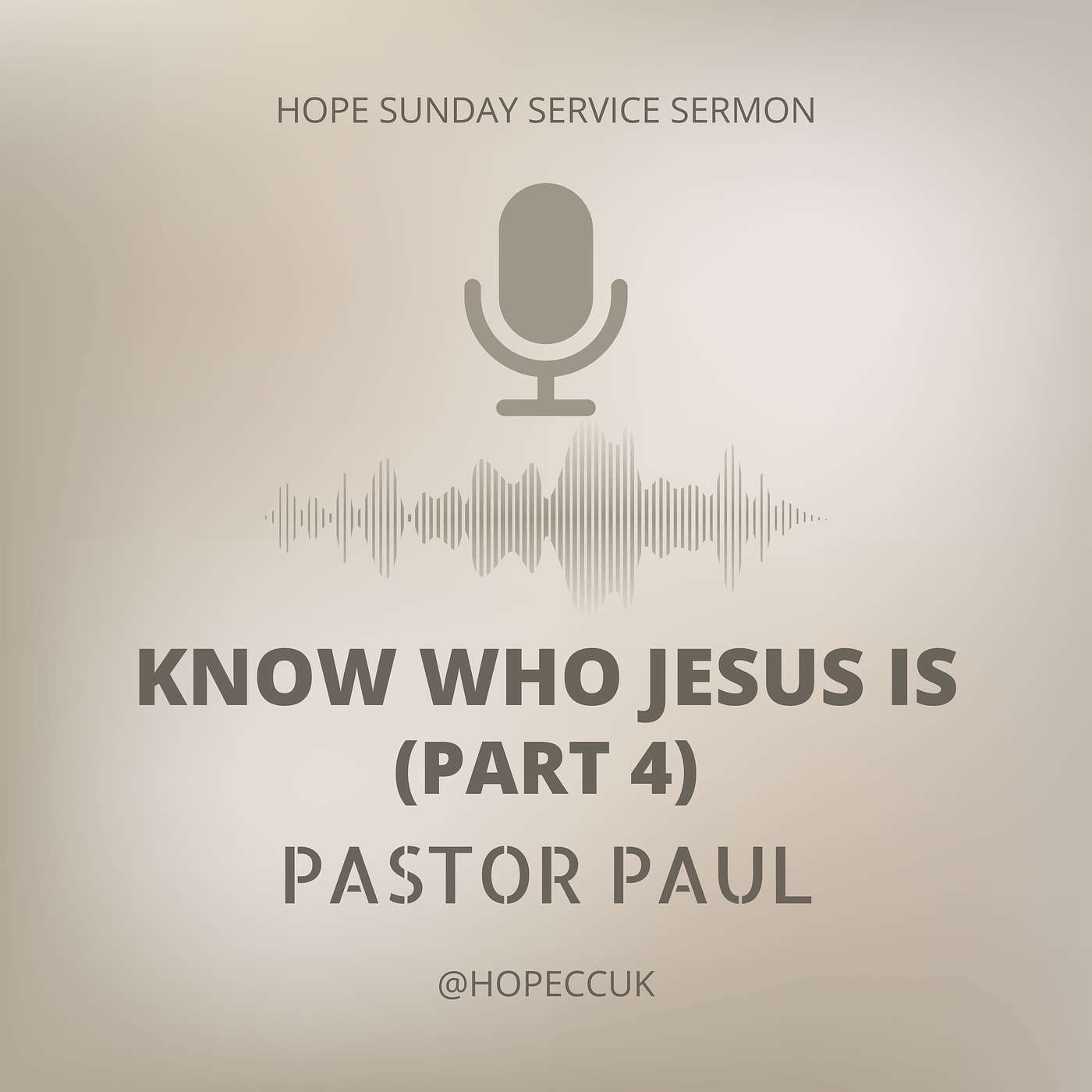 Hope Sunday Service Sermons