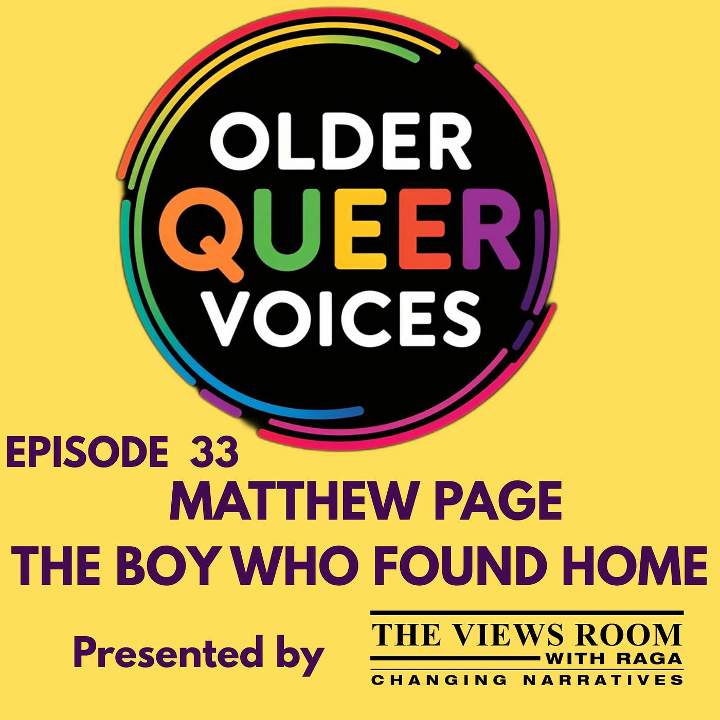 Older Queer Voices E33  The Boy Who Found Home episode artwork