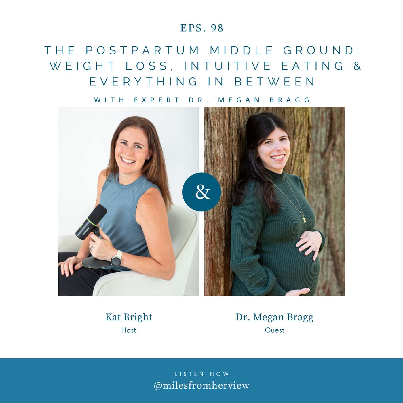 98- The Postpartum Middle Ground: Weight Loss, Intuitive Eating & Everything In Between episode artwork