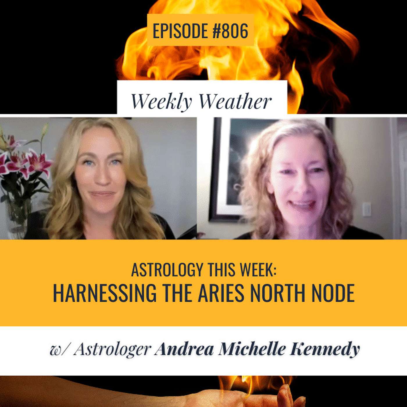 cover of episode [WEEKLY ASTROLOGICAL WEATHER] Astrology This Week: Aligning with the Aries North Node