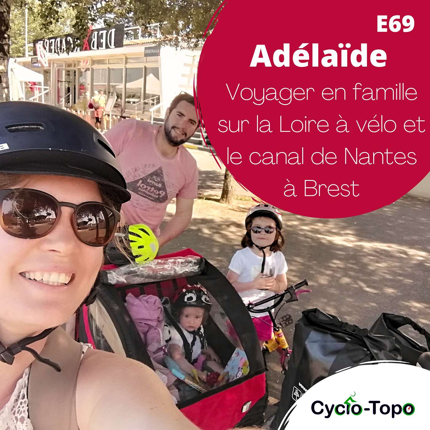 E69 - Adélaïde - Voyager en famille sur la Loire à vélo et le canal de Nantes à Brest