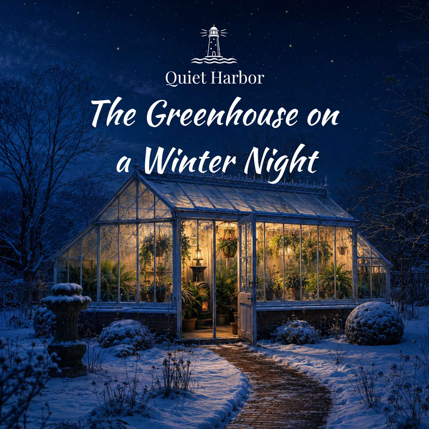 The Greenhouse on a Winter Night 🌱