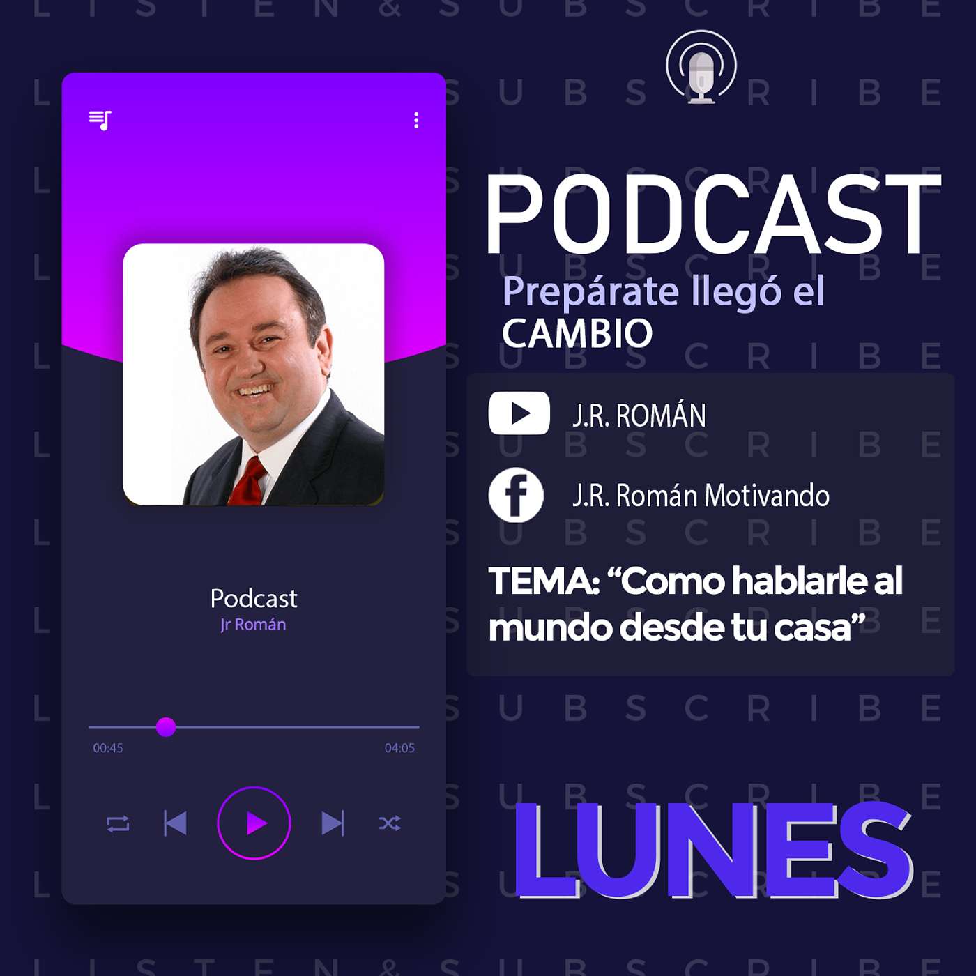 PODCAST: "Prepárate llegó el cambio" COMO HABLARLE AL MUNDO DESDE CASA episode artwork