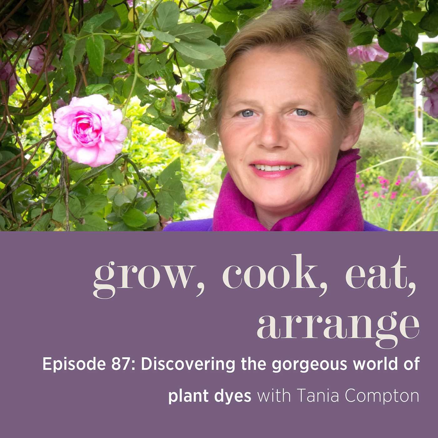 cover of episode Discovering the Gorgeous World of Plant Dyes with Tania Compton - Episode 87