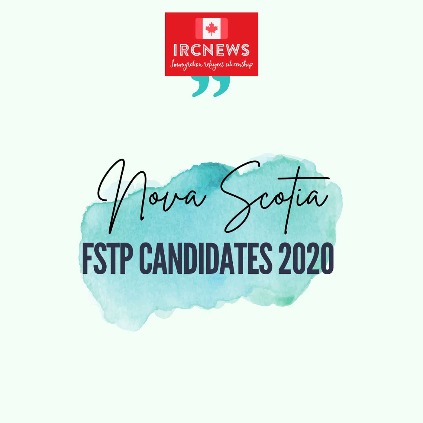 Canada Immigration Total FSTP Express Entry Candidate Selection for the Province of Nova Scotia in 2020 episode artwork
