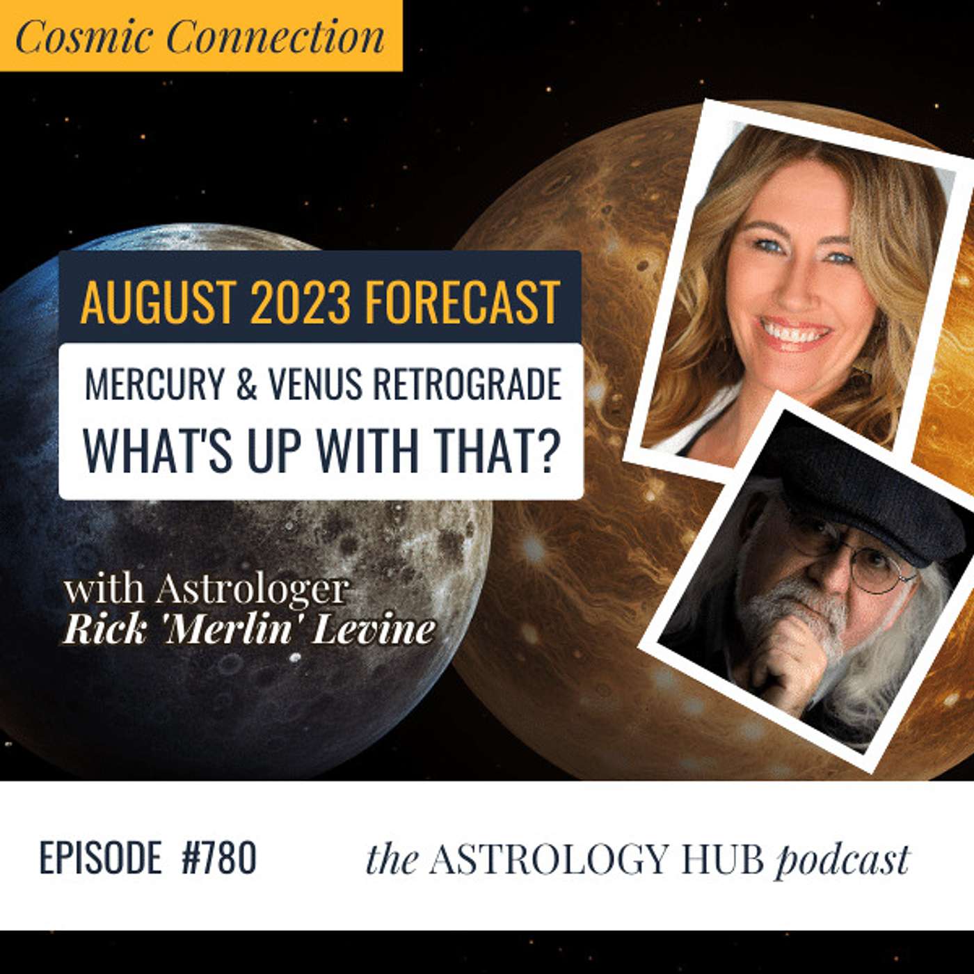 cover of episode [COSMIC CONNECTION] Monthly Astrology Forecast The Venus & Mercury Retrograde in August 2023 w/ Rick Merlin Levine