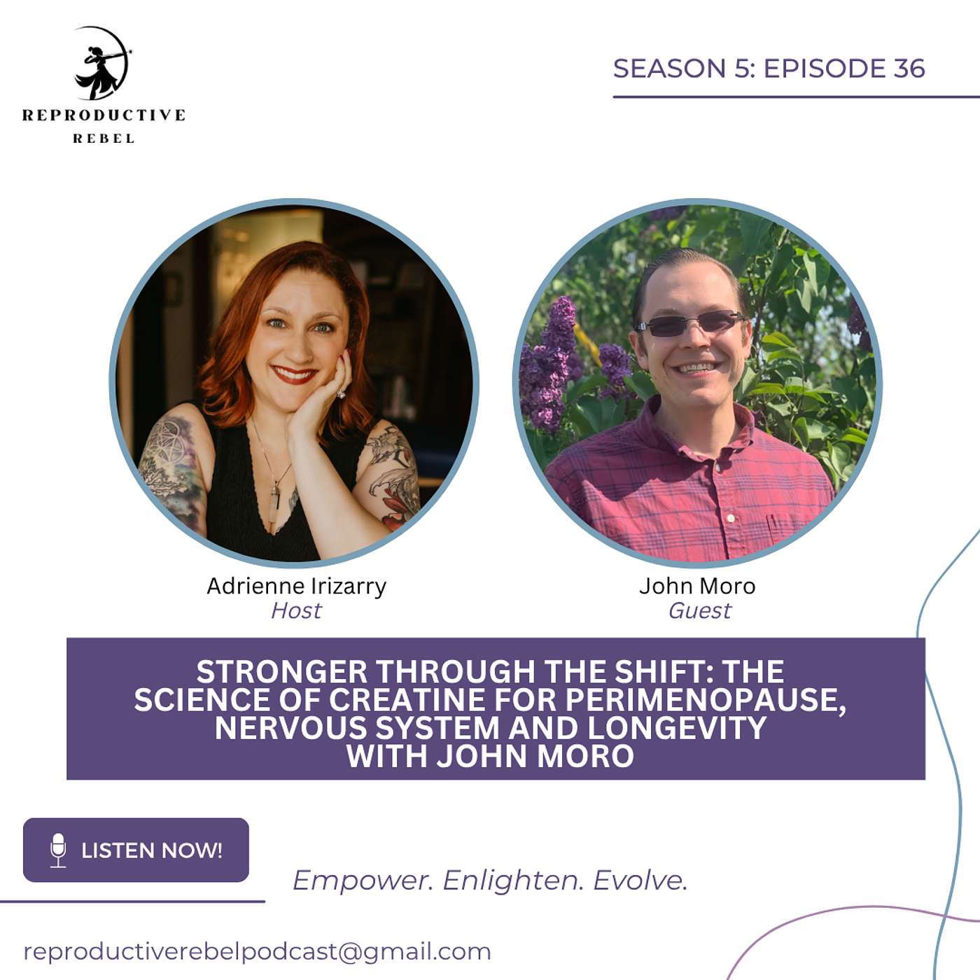 Stronger Through the Shift: The Science of Creatine for Perimenopause, Nervous System and Longevity with John Moro episode artwork