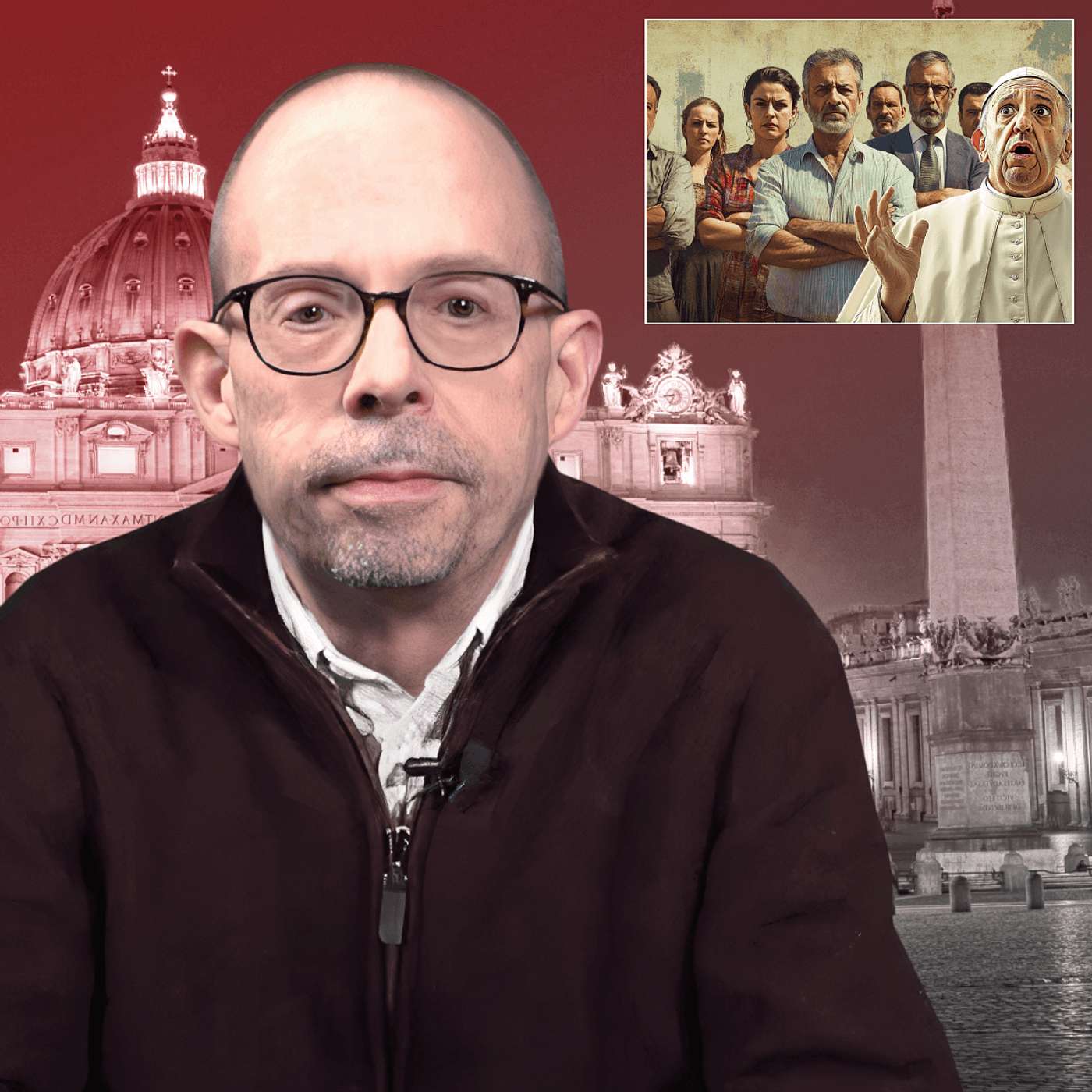 Vatican employees protesting. Why?