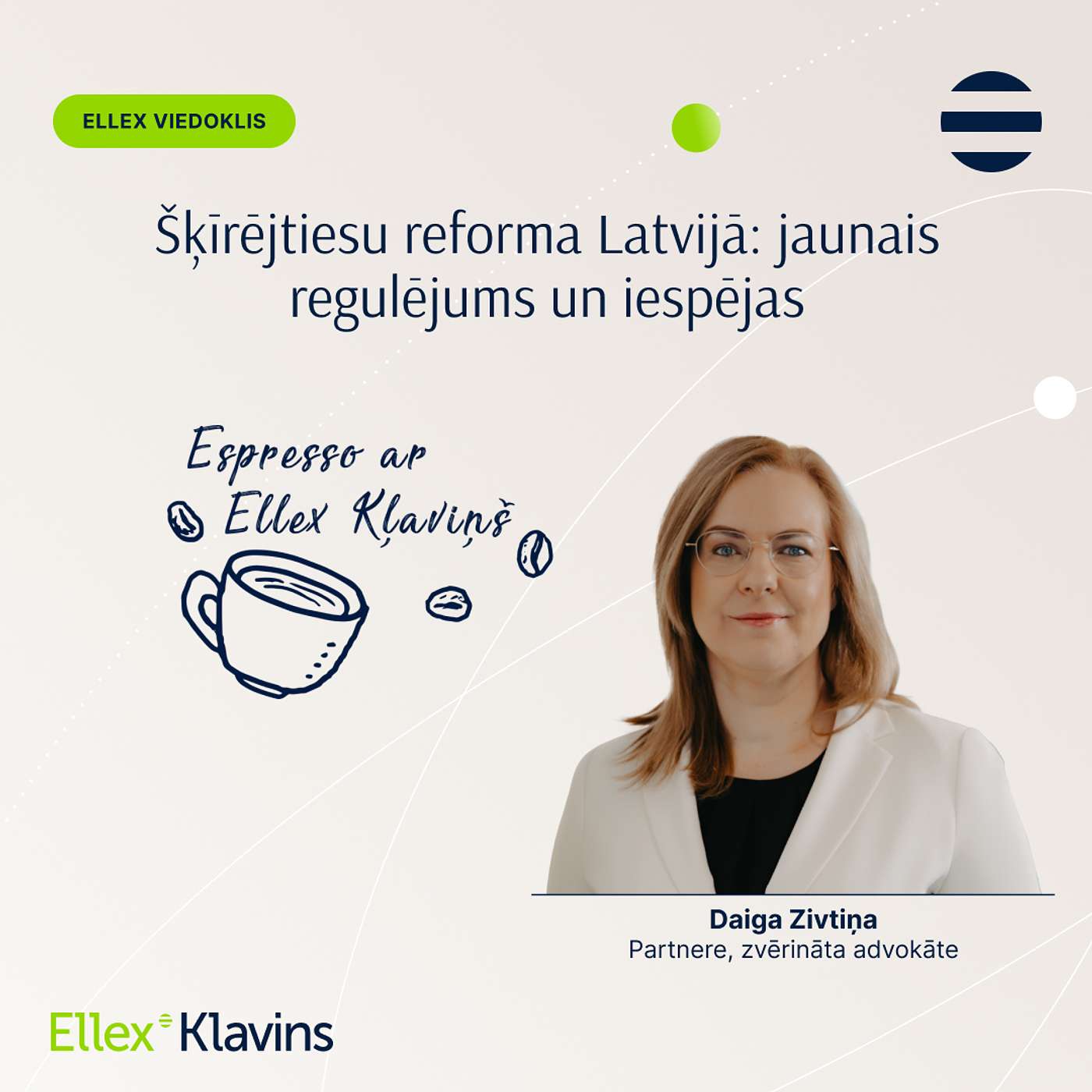 Espresso ar Ellex Klavins