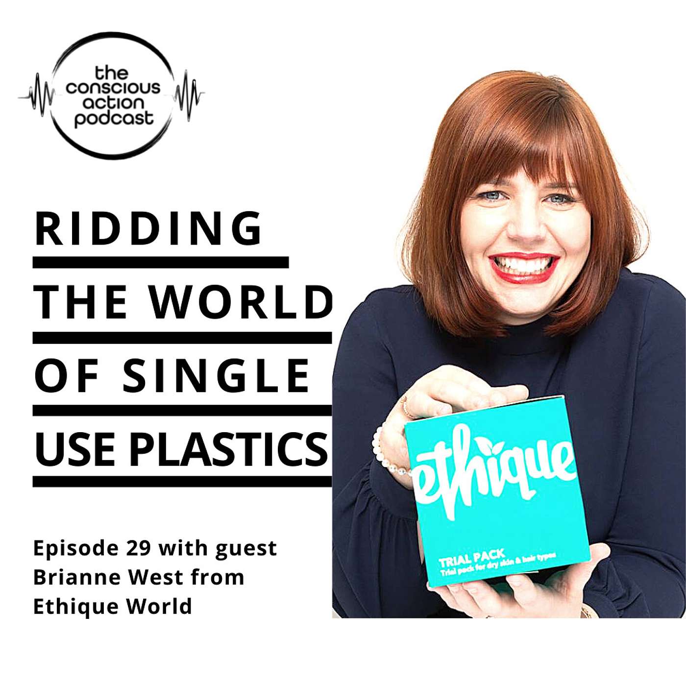 Episode 29 with Brianne West - Ridding the world of single use plastics episode artwork