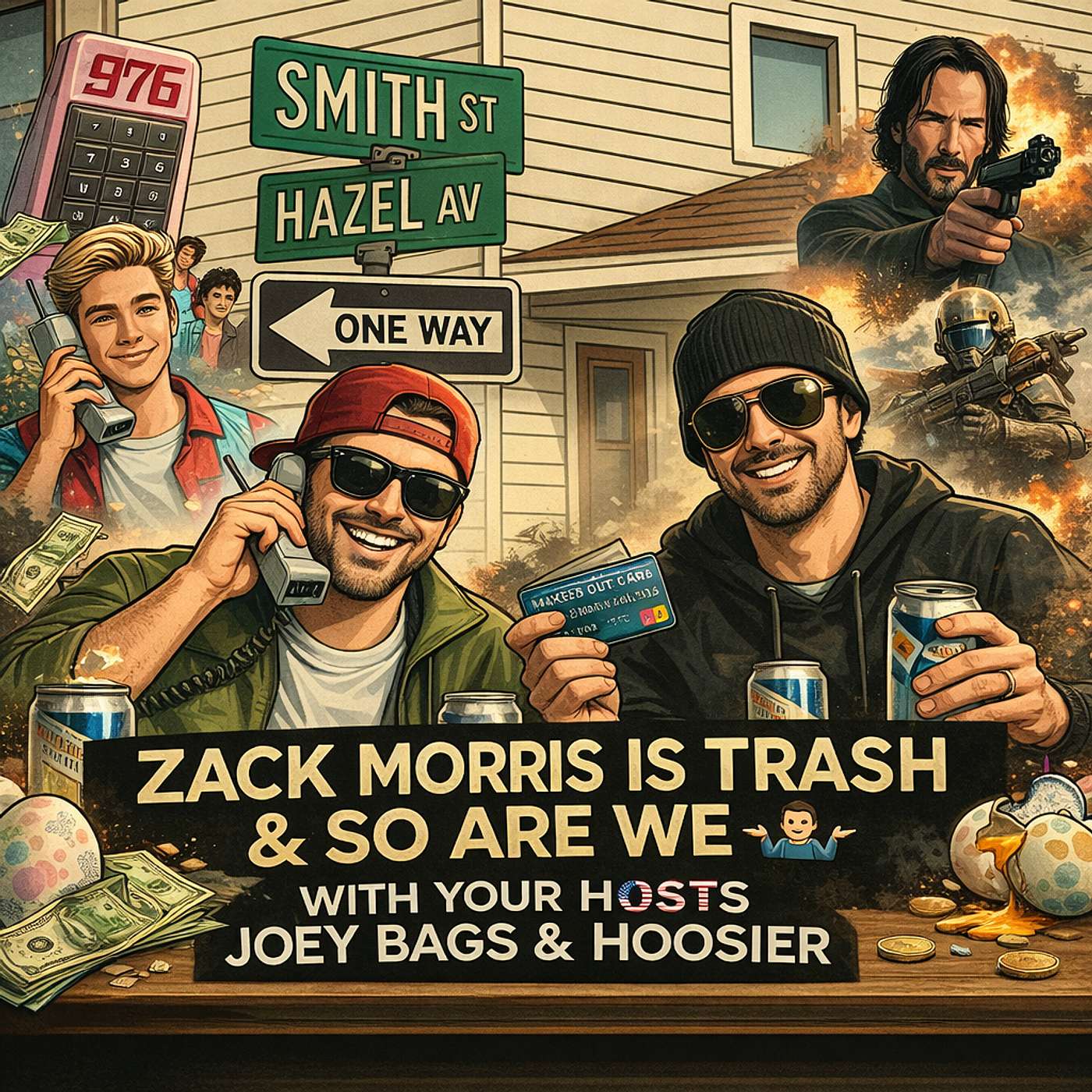 (Ep 38) Zack Morris Is Trash & So Are We (Who the Hell Is Canoe Reeves?) 😂🔥🤷‍♂️ episode artwork