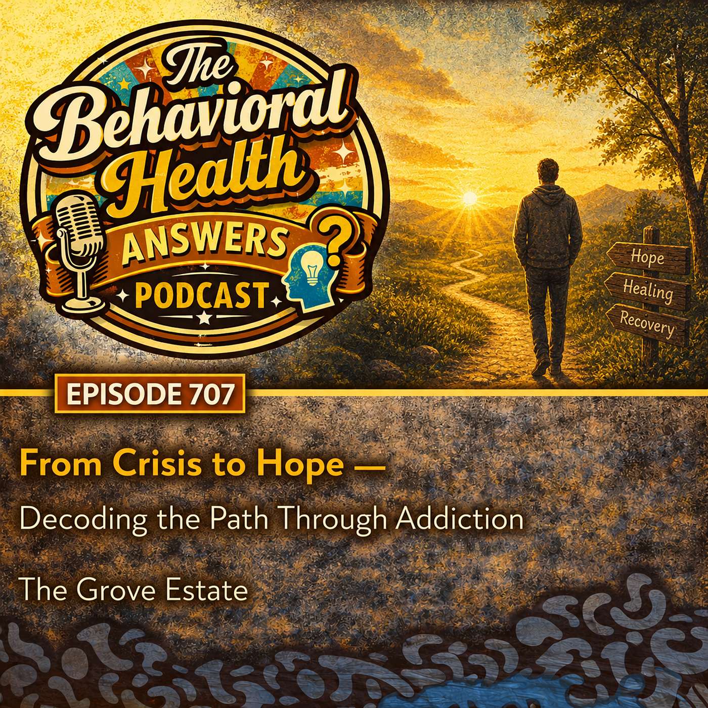 Episode 707: From Crisis to Hope - Decoding the Path Through Addiction | The Grove Estate episode artwork