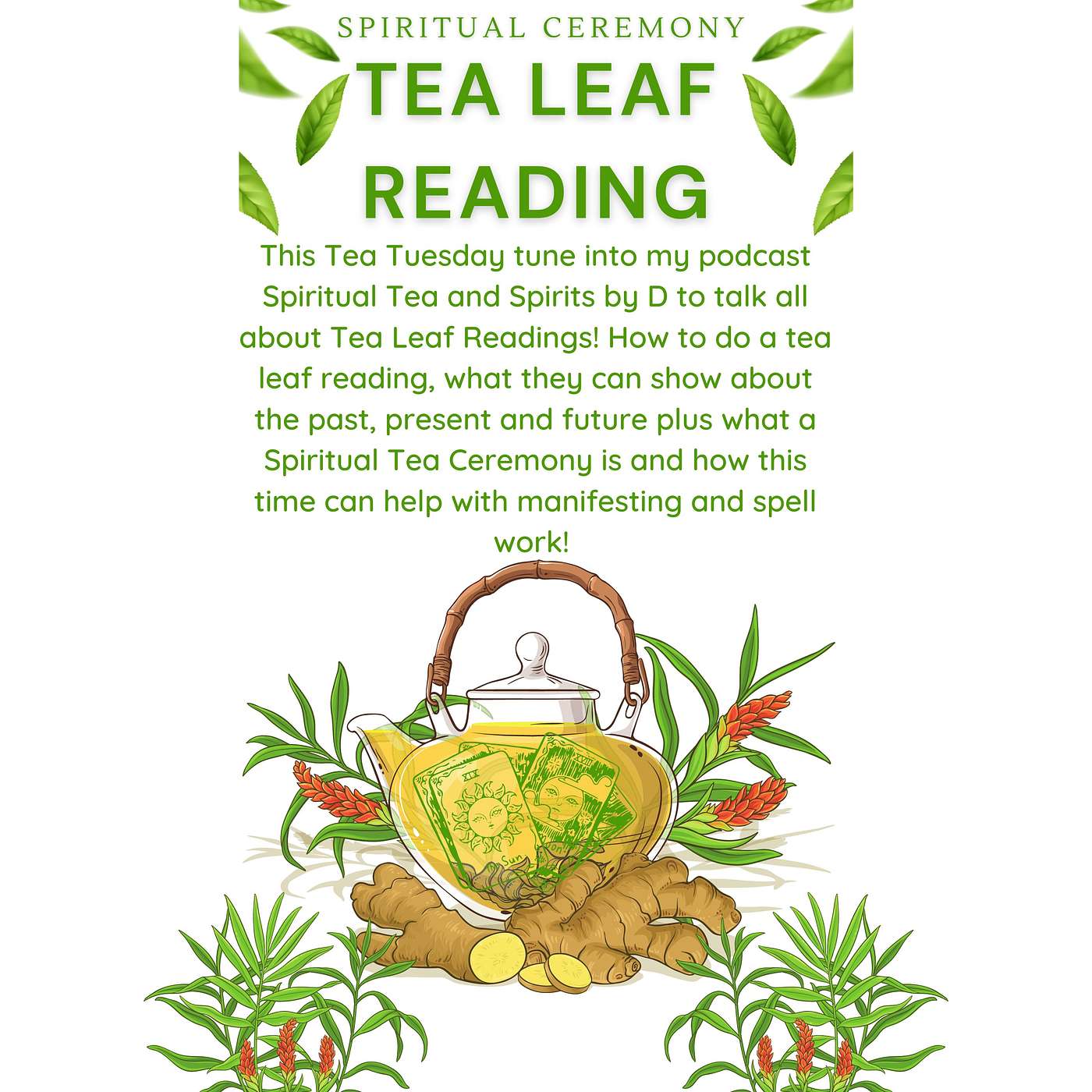 Tea Leaf Readings and The Spiritual Tea Ceremony episode artwork