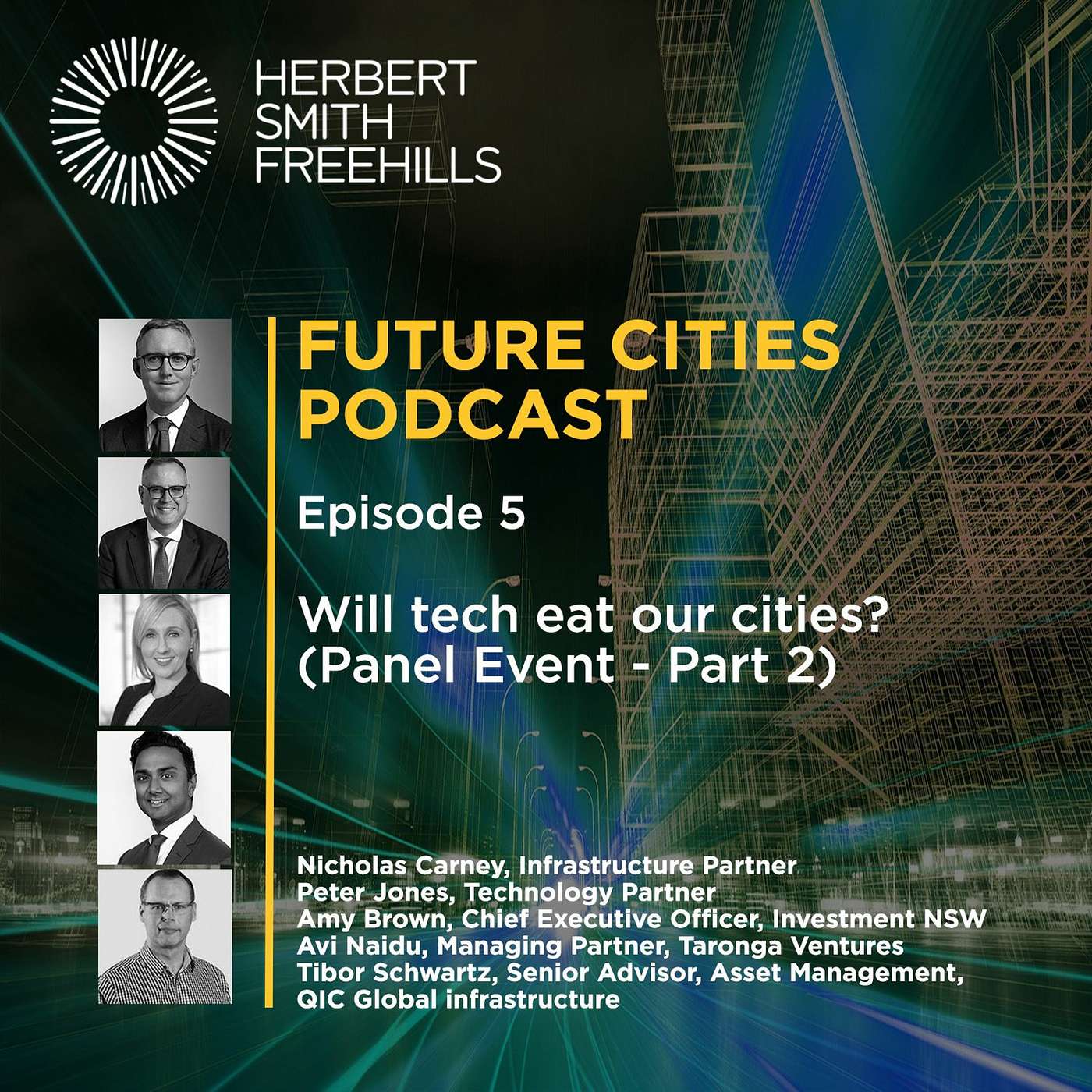 Future Cities EP5 - Will tech eat our cities? (Panel Event - Part 2) episode artwork