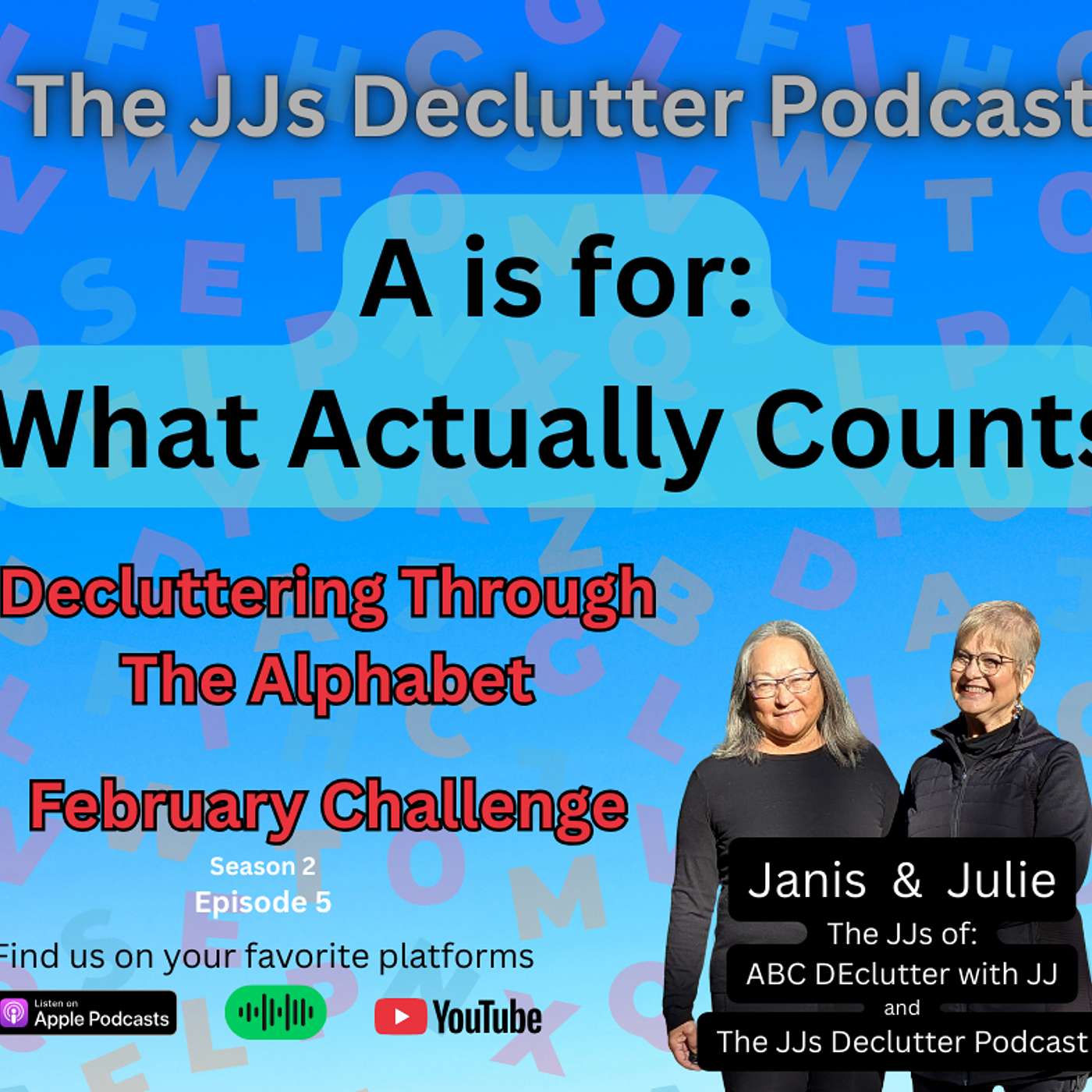 A is for What "Actually" Counts ~ Alphabet Decluttering s2e5