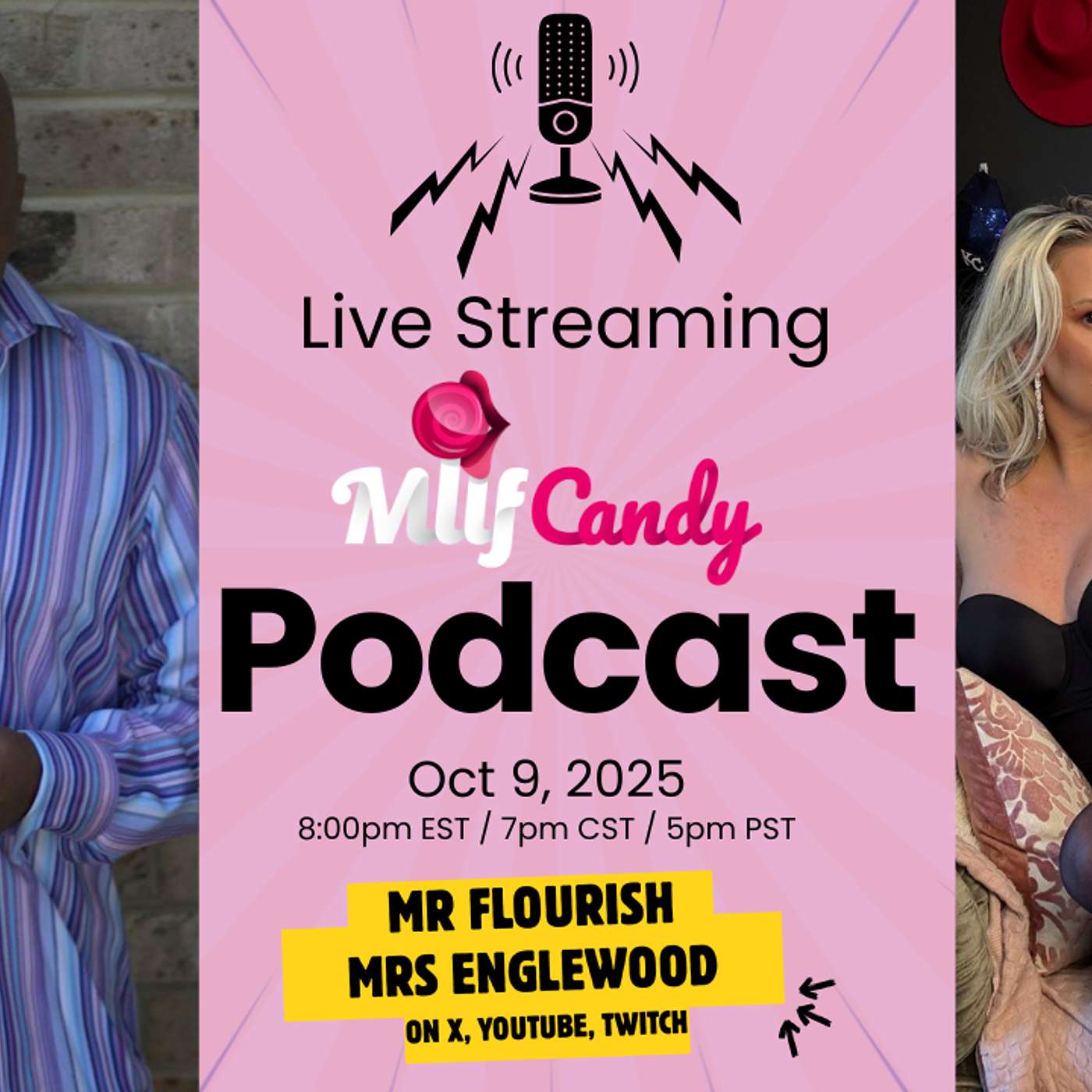 MilfCandy MrFlourish Podcast with MrsEnglewood Midwestern Hot Wife