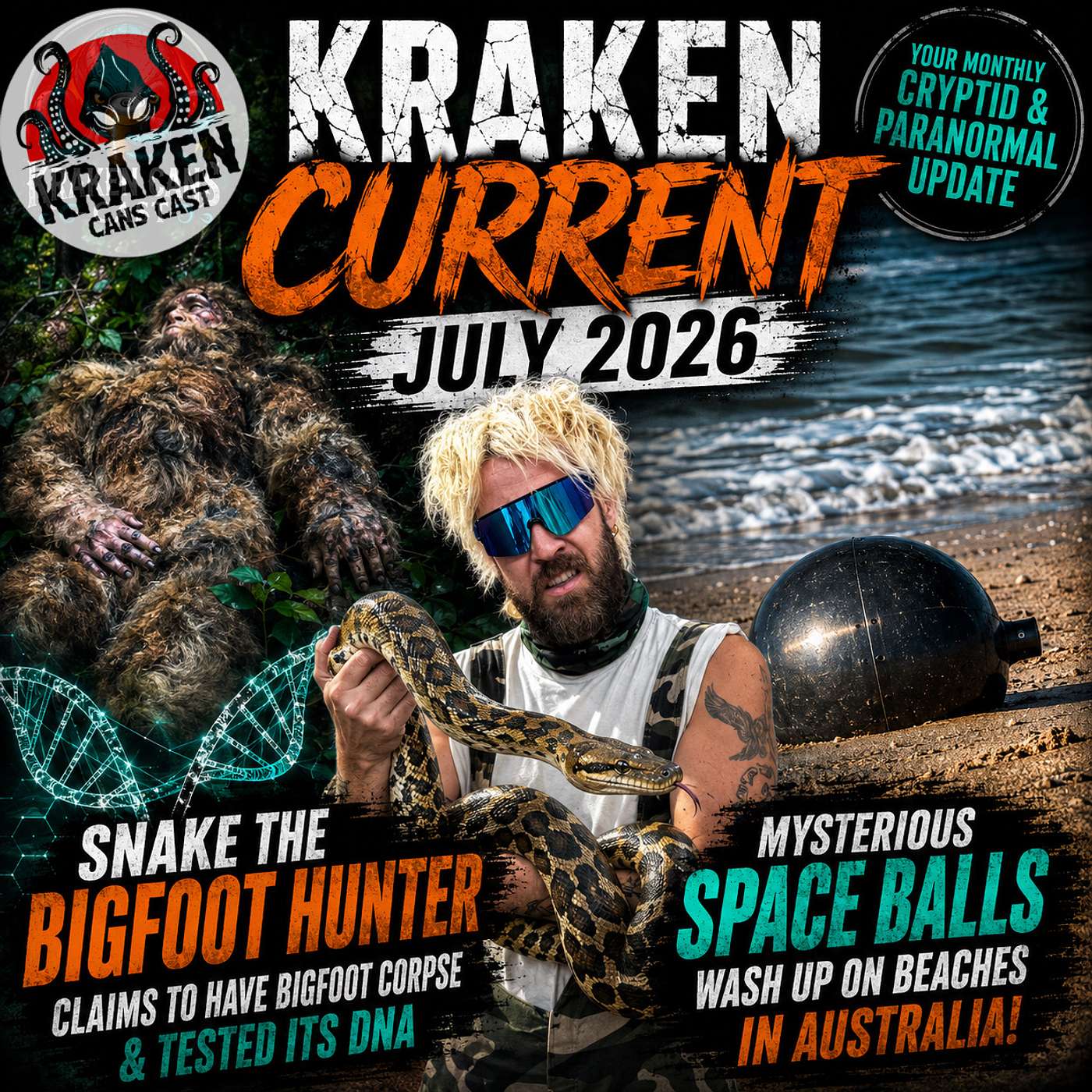 Kraken Current: July 2026 | Bigfoot DNA & Space Balls episode artwork