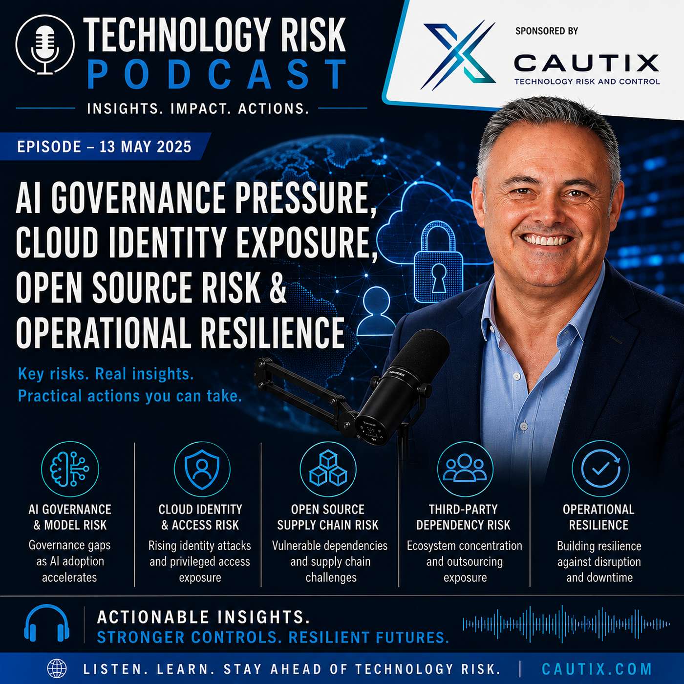 AI Governance Pressure, Cloud Identity Exposure, Open Source Supply Chain Risk & Operational Resilience episode artwork