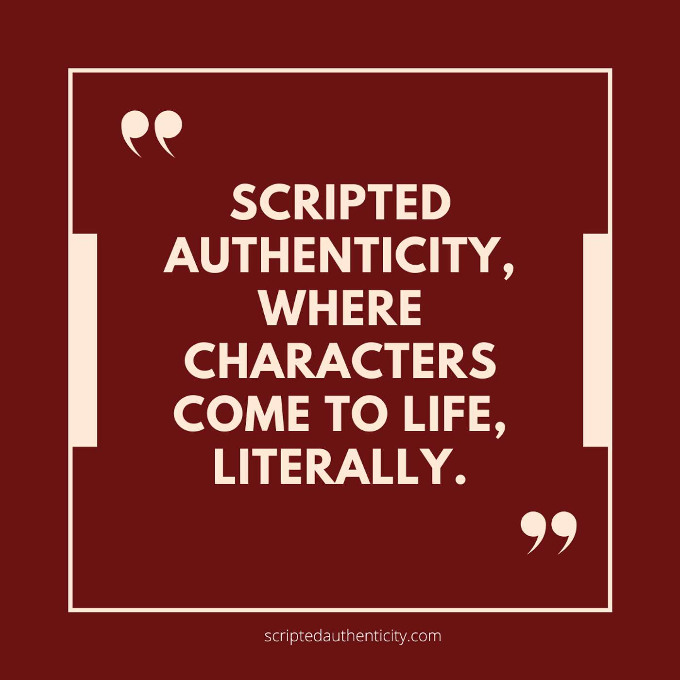 Scripted Authenticity: - Home to Anthropomorphism & Championing Anthropomorphic Storytelling