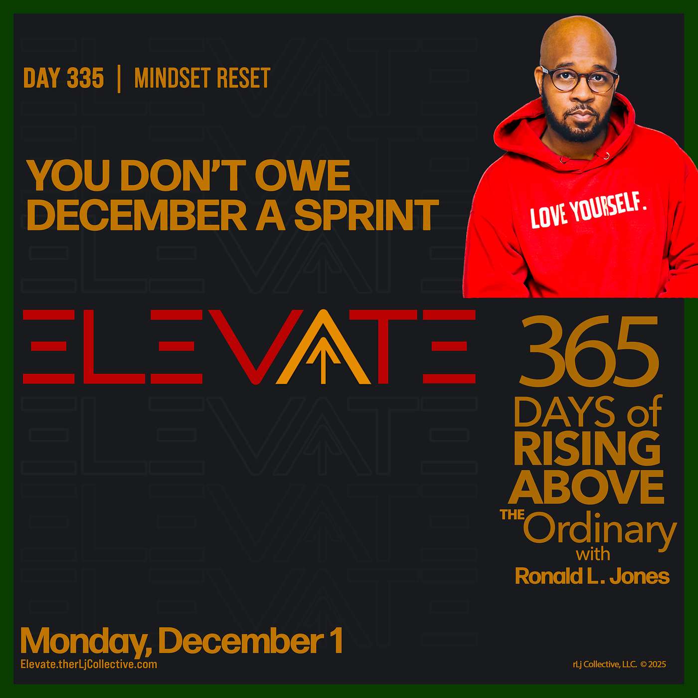 Day 335: You Don’t Owe December a Sprint